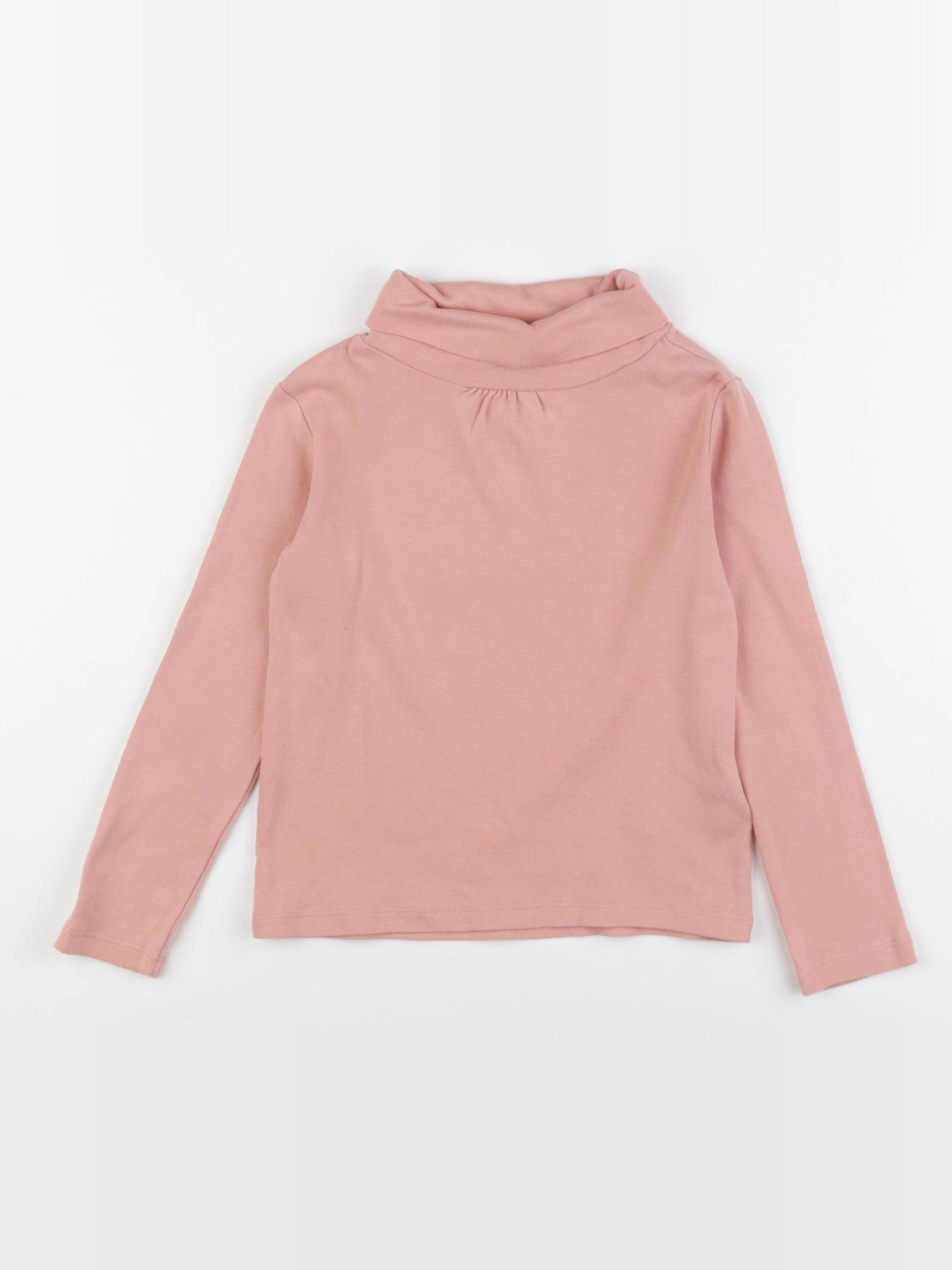 Vertbaudet - sous-pull rose - 5 ans