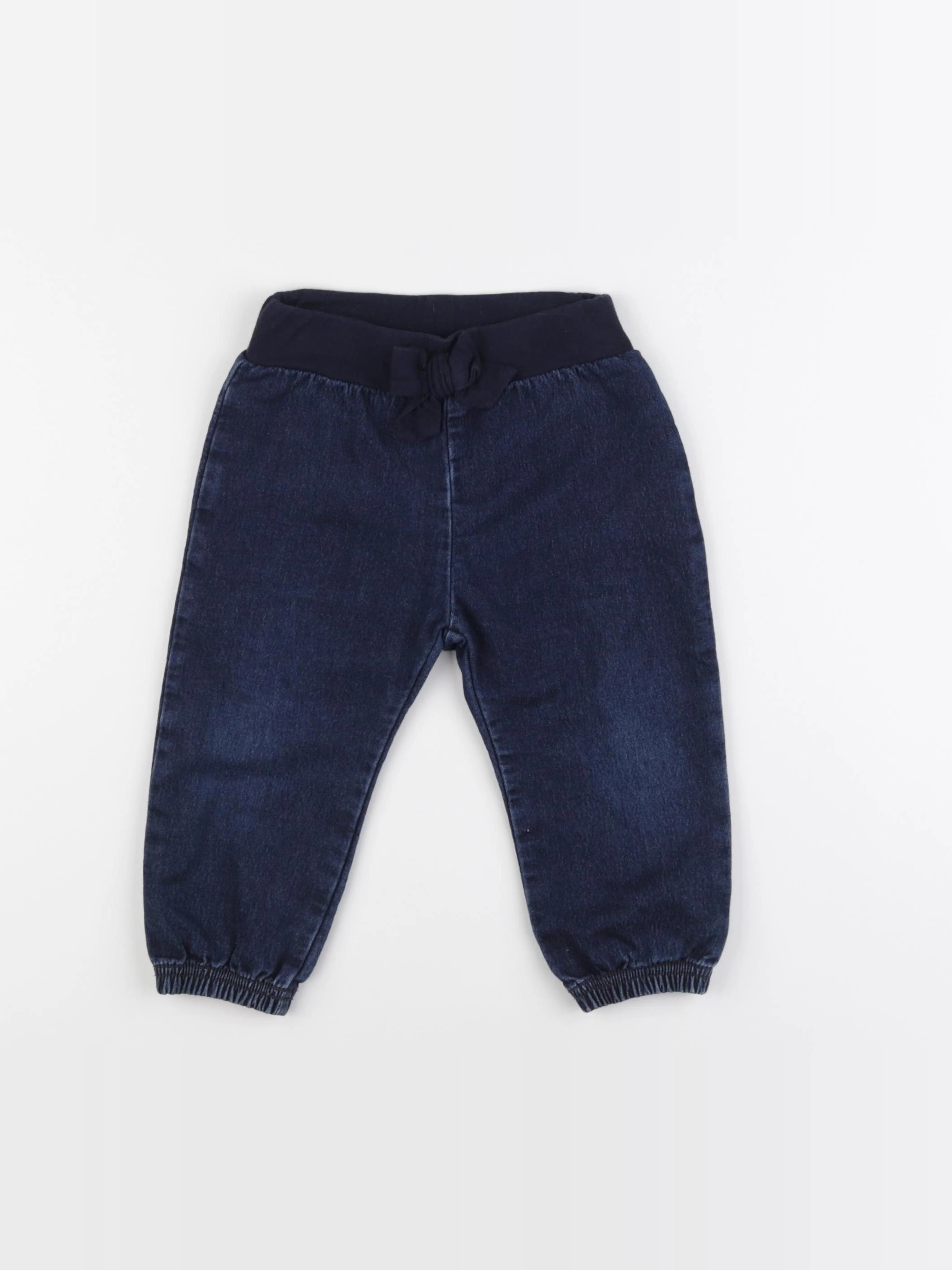 Petit Bateau - pantalon bleu - 18 mois