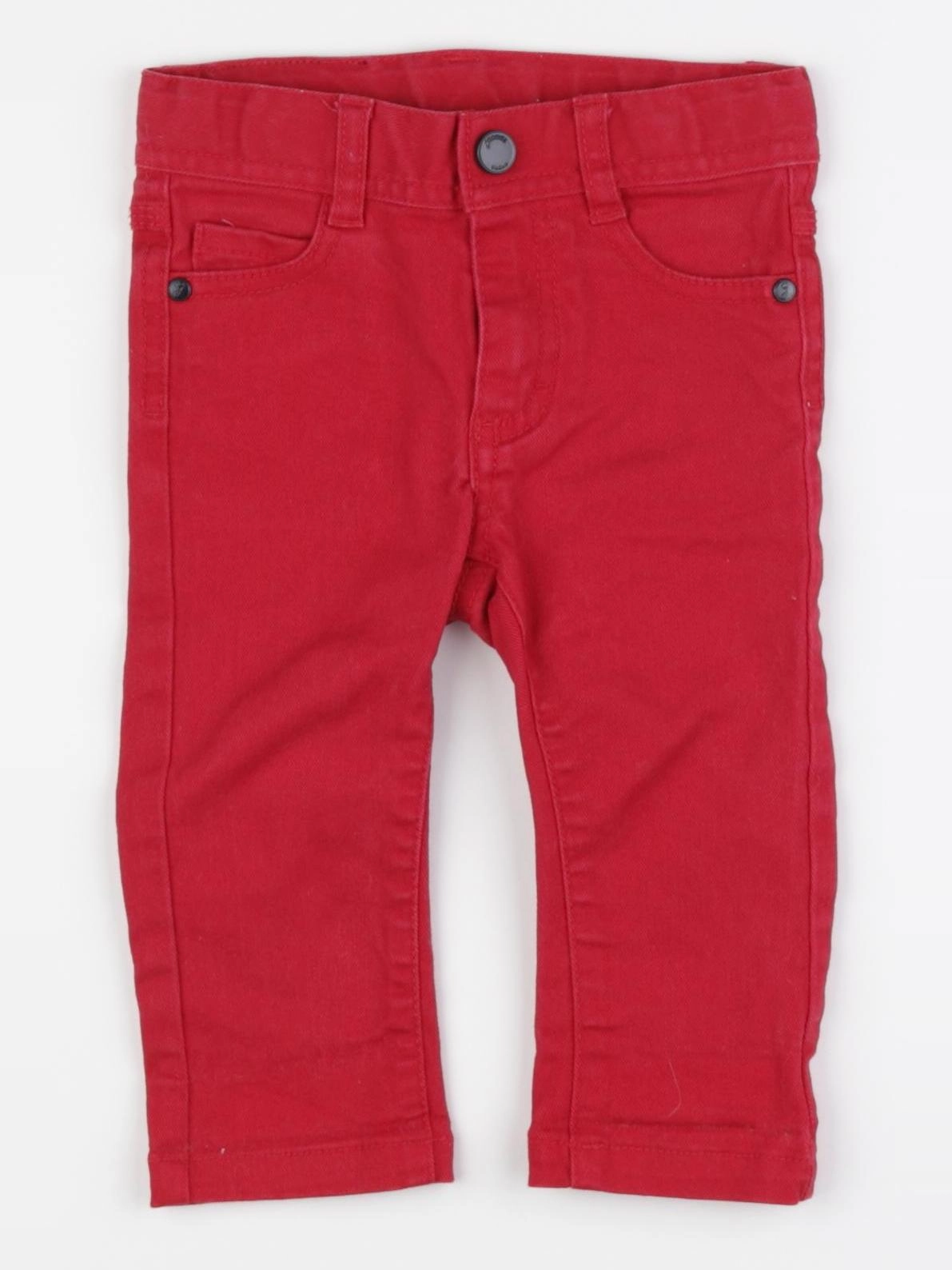 Jacadi - jean rouge - 12 mois