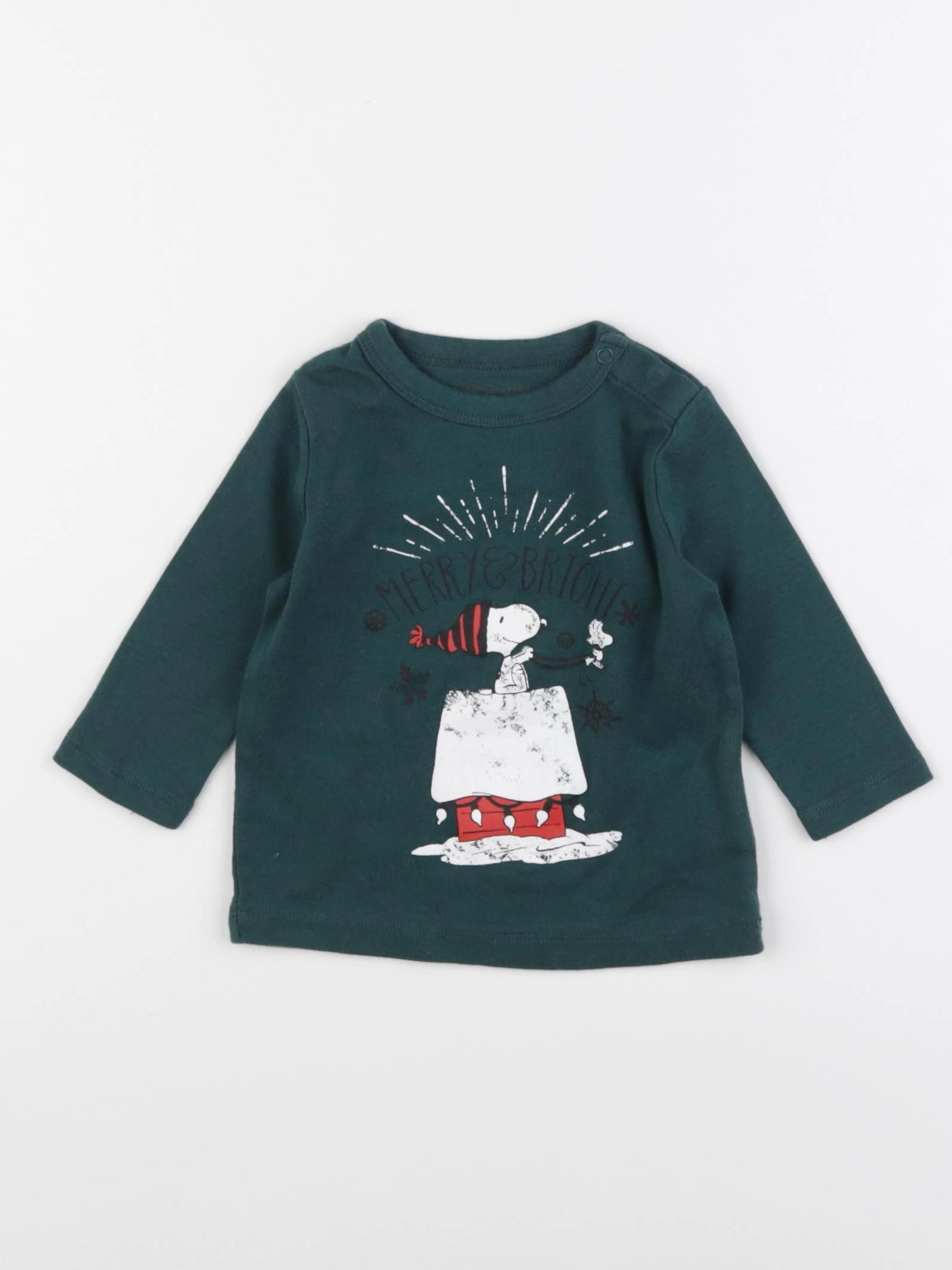 Cyrillus - tee-shirt vert - 6 mois