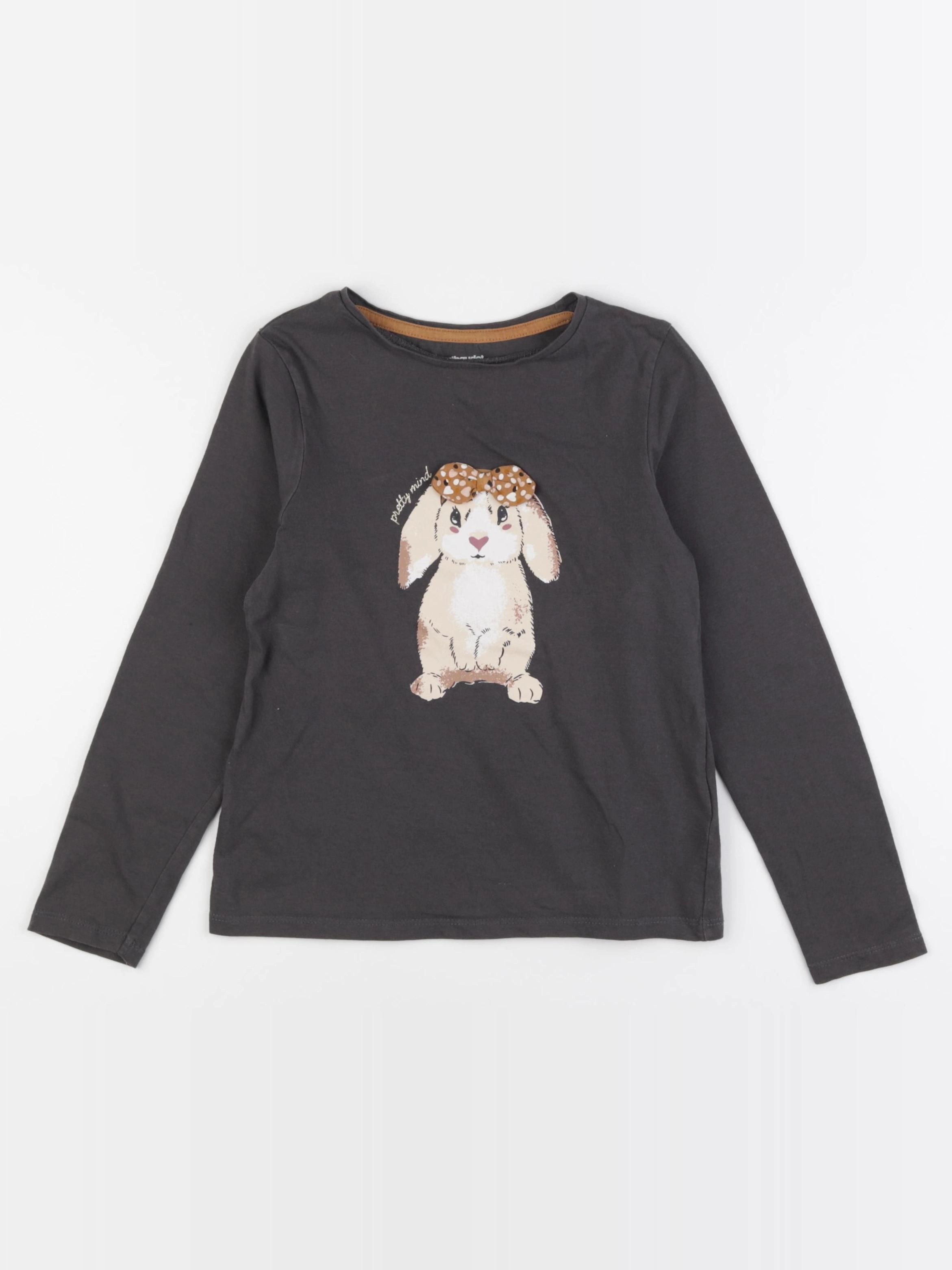 Vertbaudet - tee-shirt gris - 8 ans