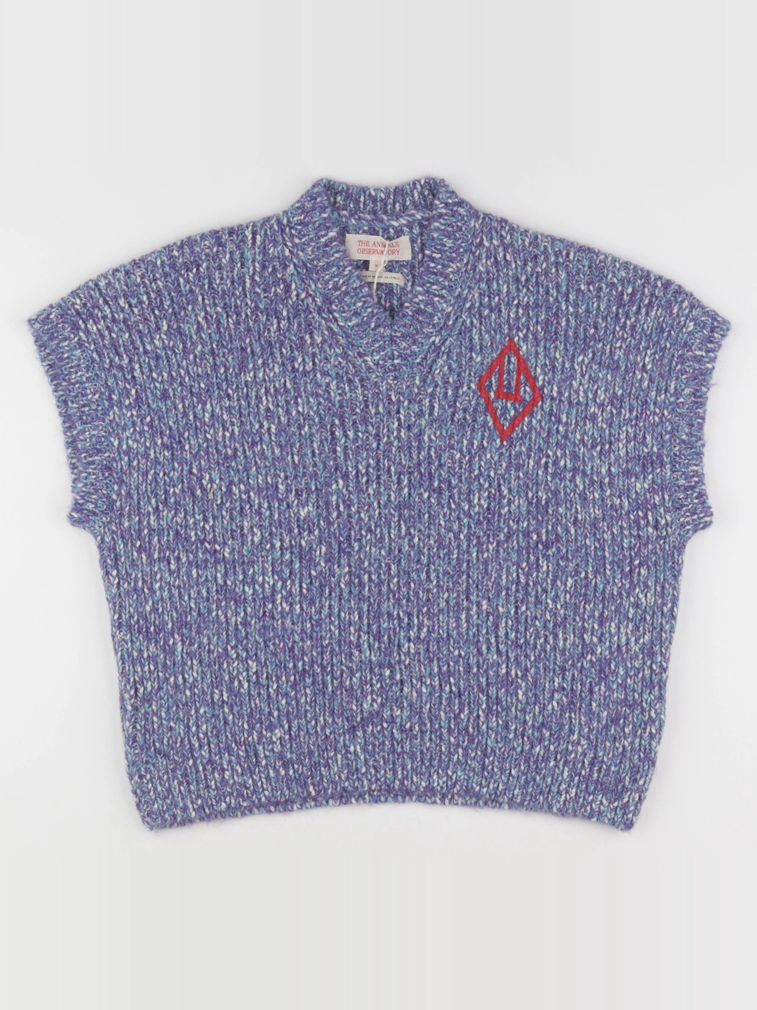 The animals observatory - pull imprimé au dos violet, bleu - 8 ans