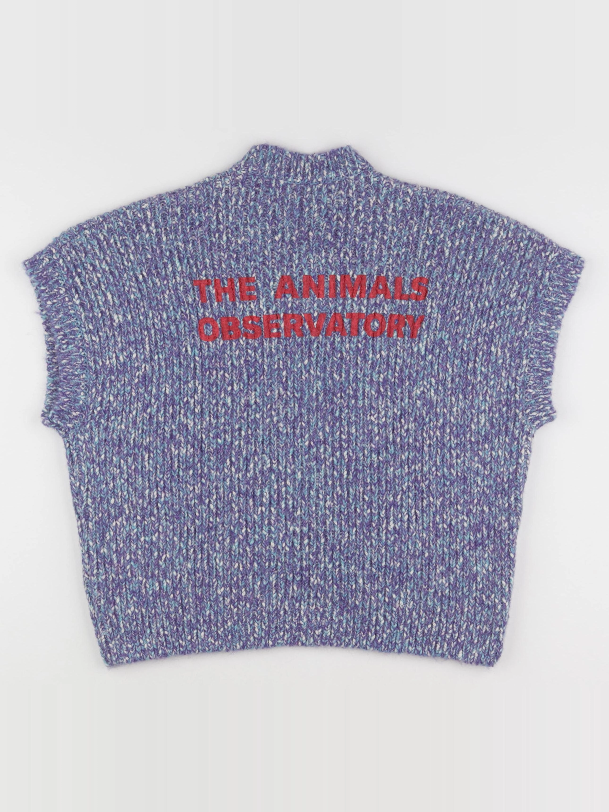 The animals observatory - pull imprimé au dos violet, bleu - 8 ans