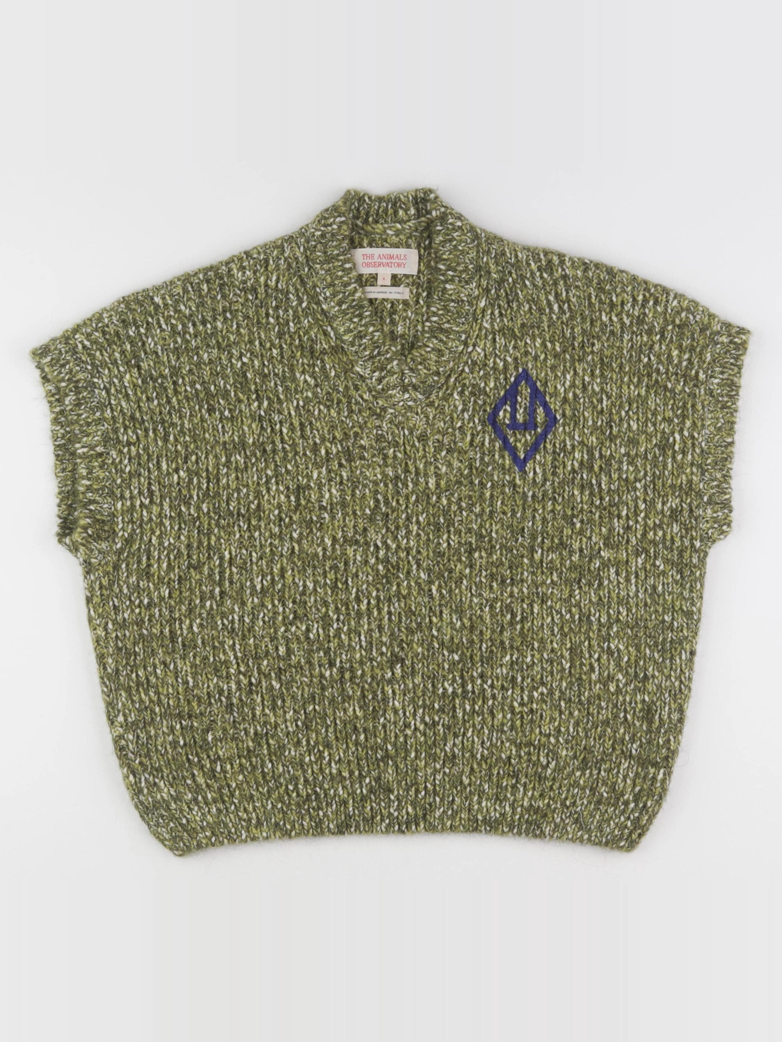 The animals observatory - pull imprimé au dos vert - 8 ans
