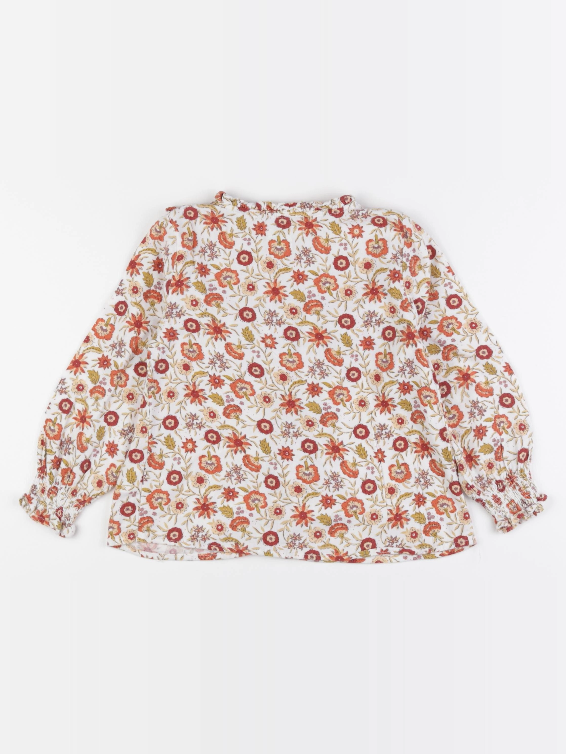 Vertbaudet - blouse rouge - 5 ans
