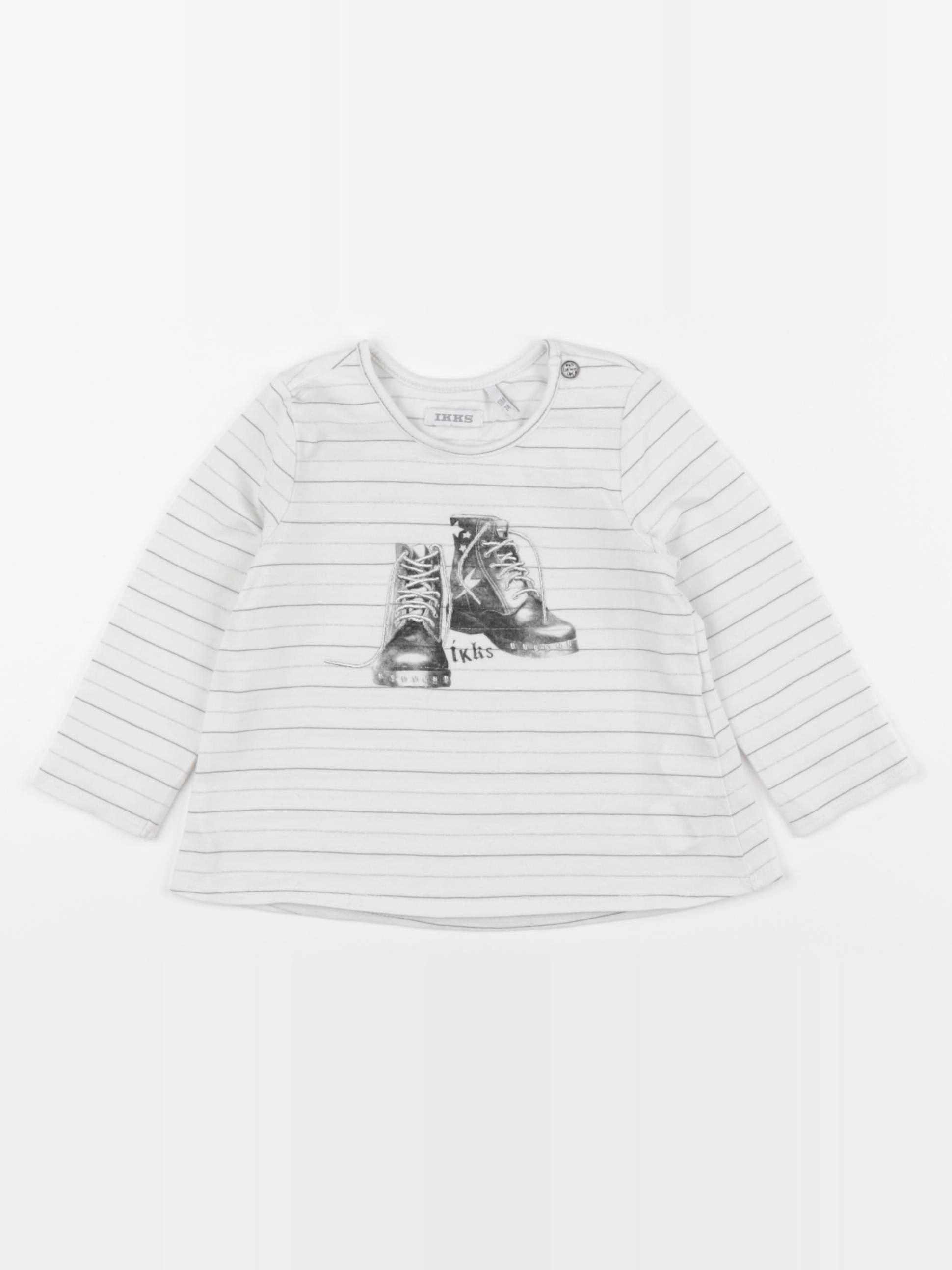 IKKS - tee-shirt gris - 12 mois