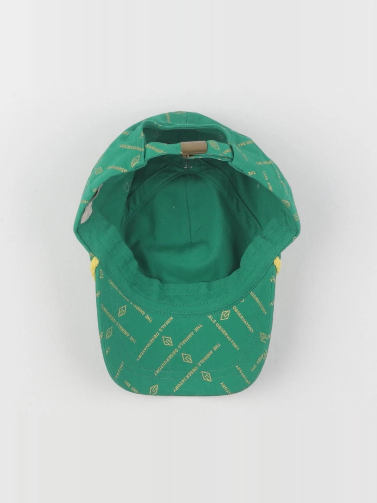The animals observatory - casquette vert, or - 5/6 ans