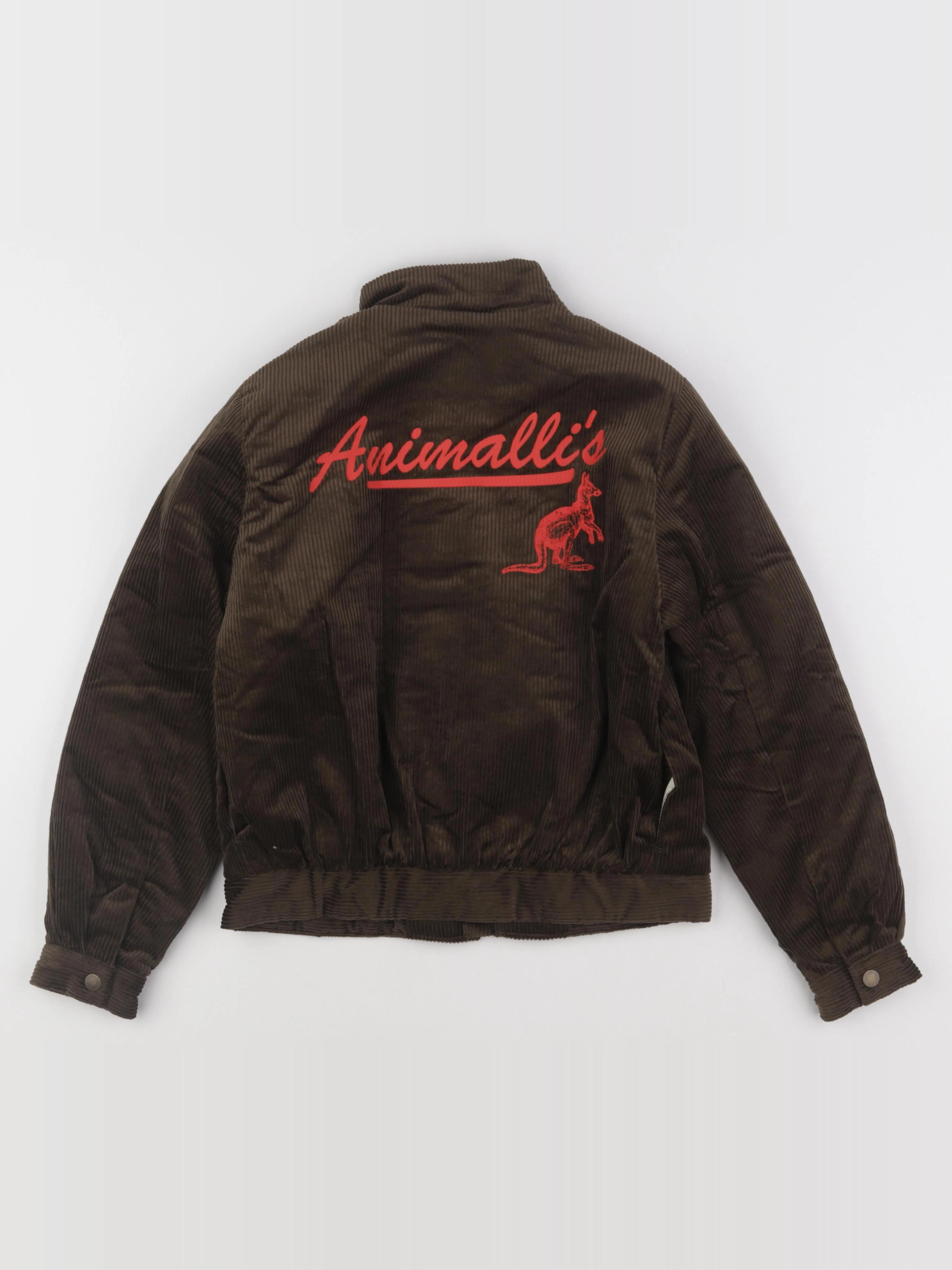 The animals observatory - veste imprimé au dos marron - 8 ans