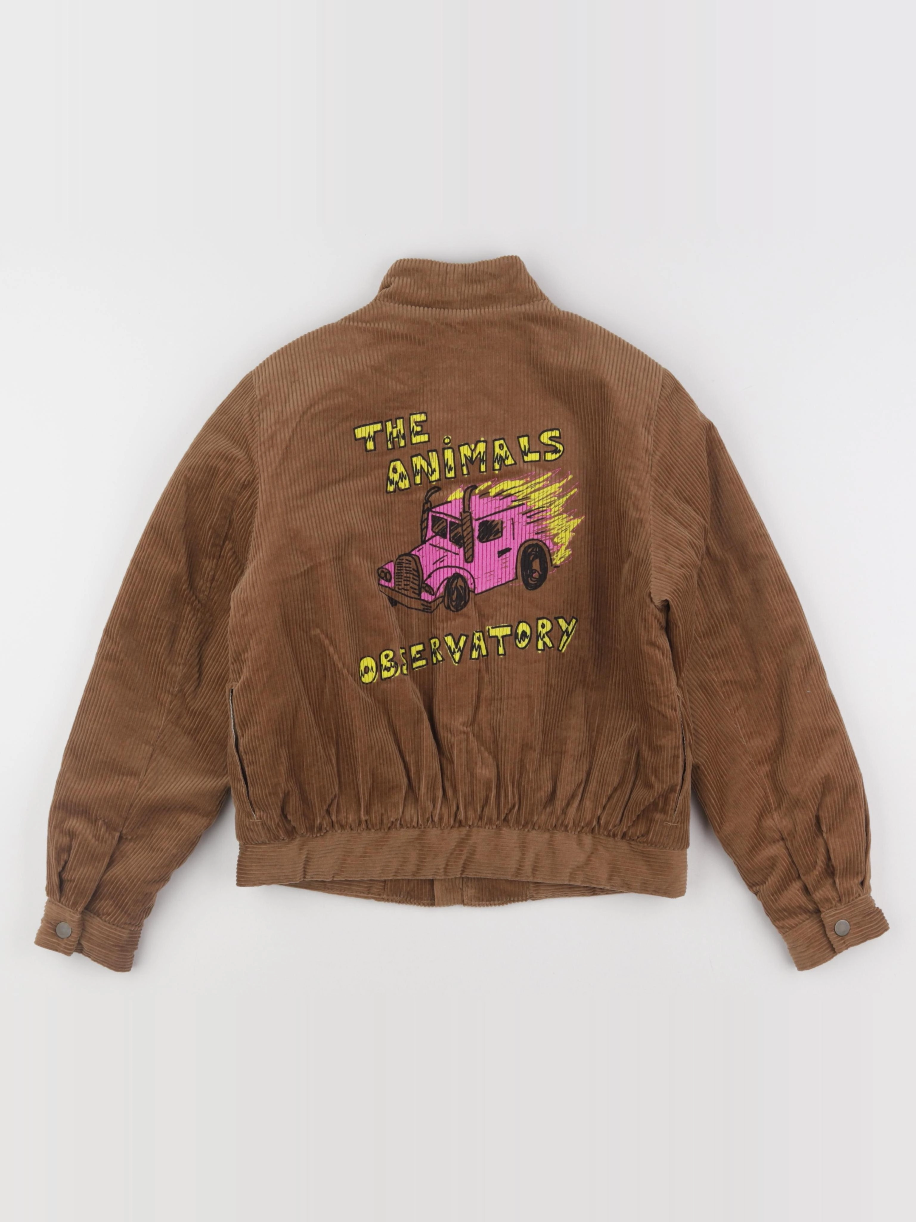 The animals observatory - veste imprimé au dos marron - 8 ans