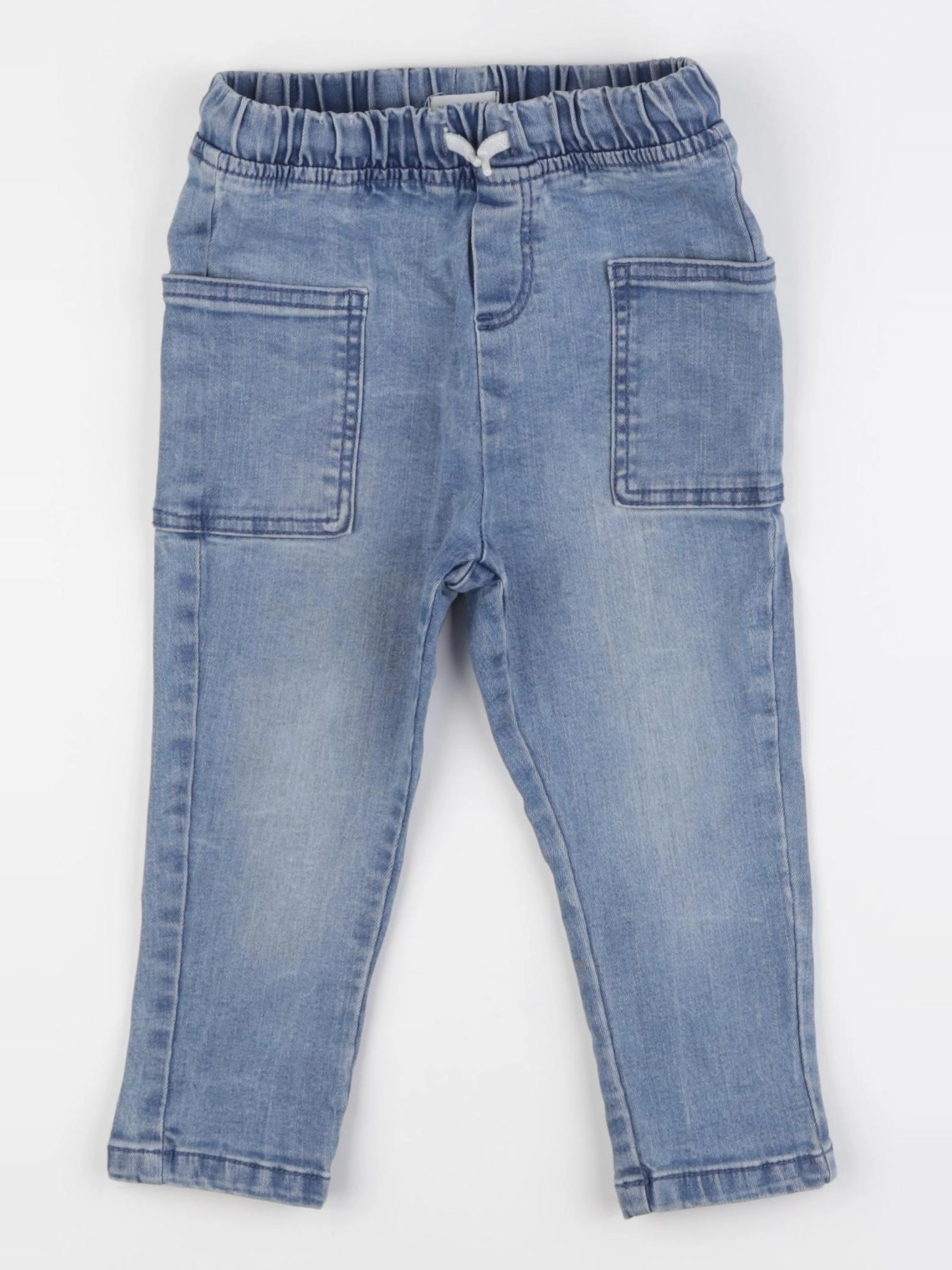 Vertbaudet - jegging bleu - 24 mois