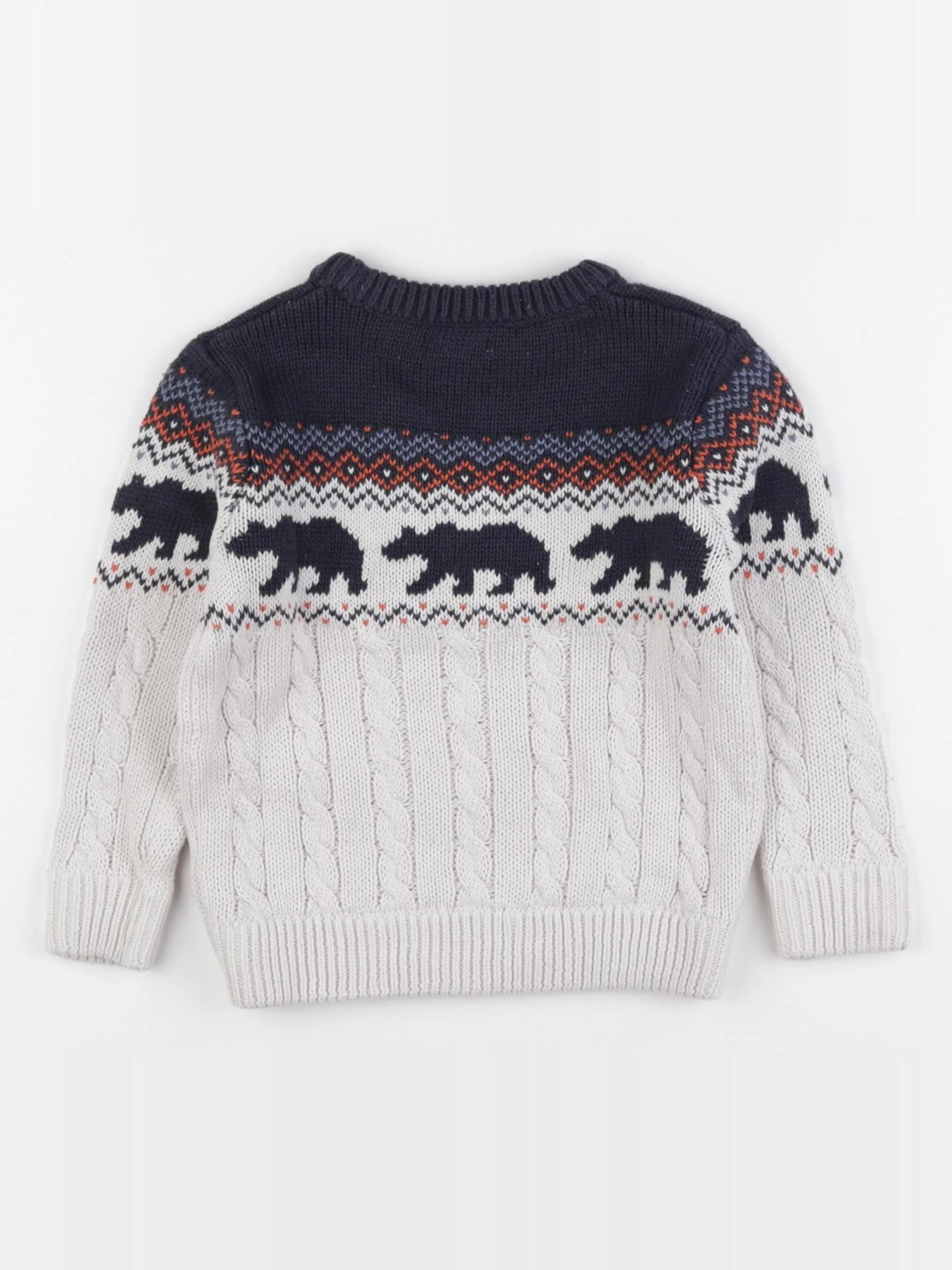 Vertbaudet - pull multicolore - 3 ans
