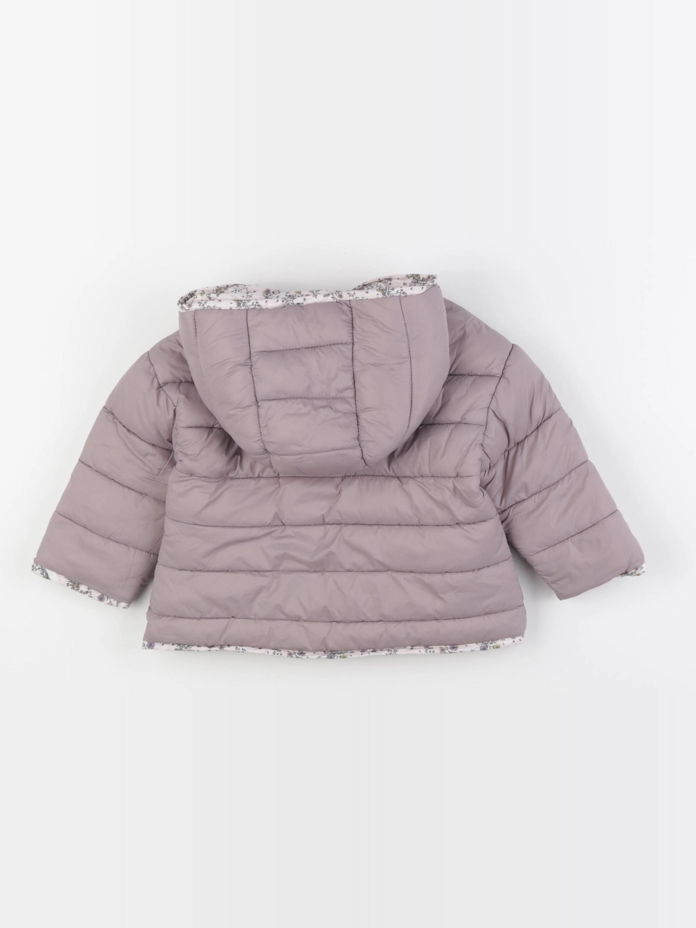 Vertbaudet - doudoune réversible multicolore - 18 mois