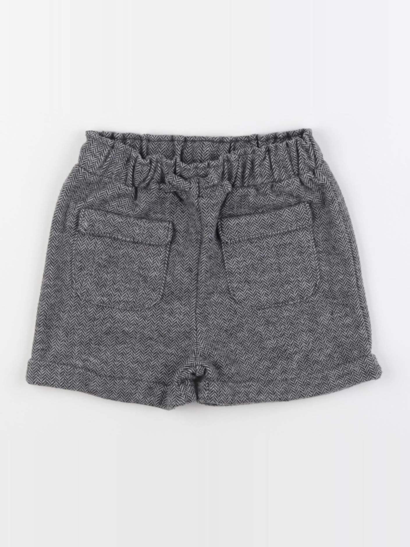 Vertbaudet - short gris - 18 mois