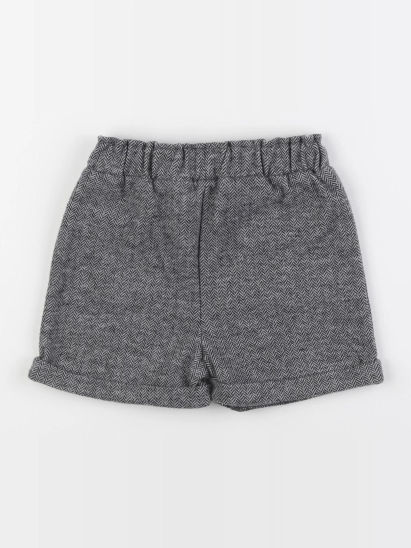 Vertbaudet - short gris - 18 mois