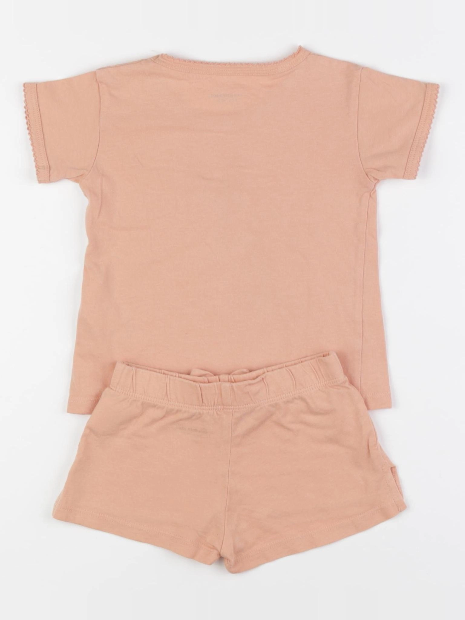 Vertbaudet - ensemble orange - 2 ans