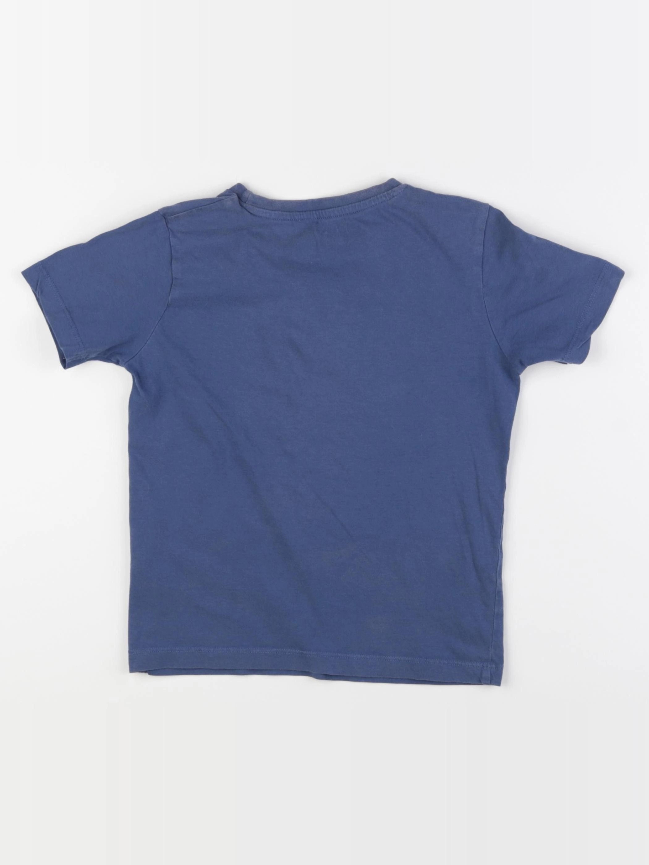 Vertbaudet - tee-shirt bleu - 8 ans