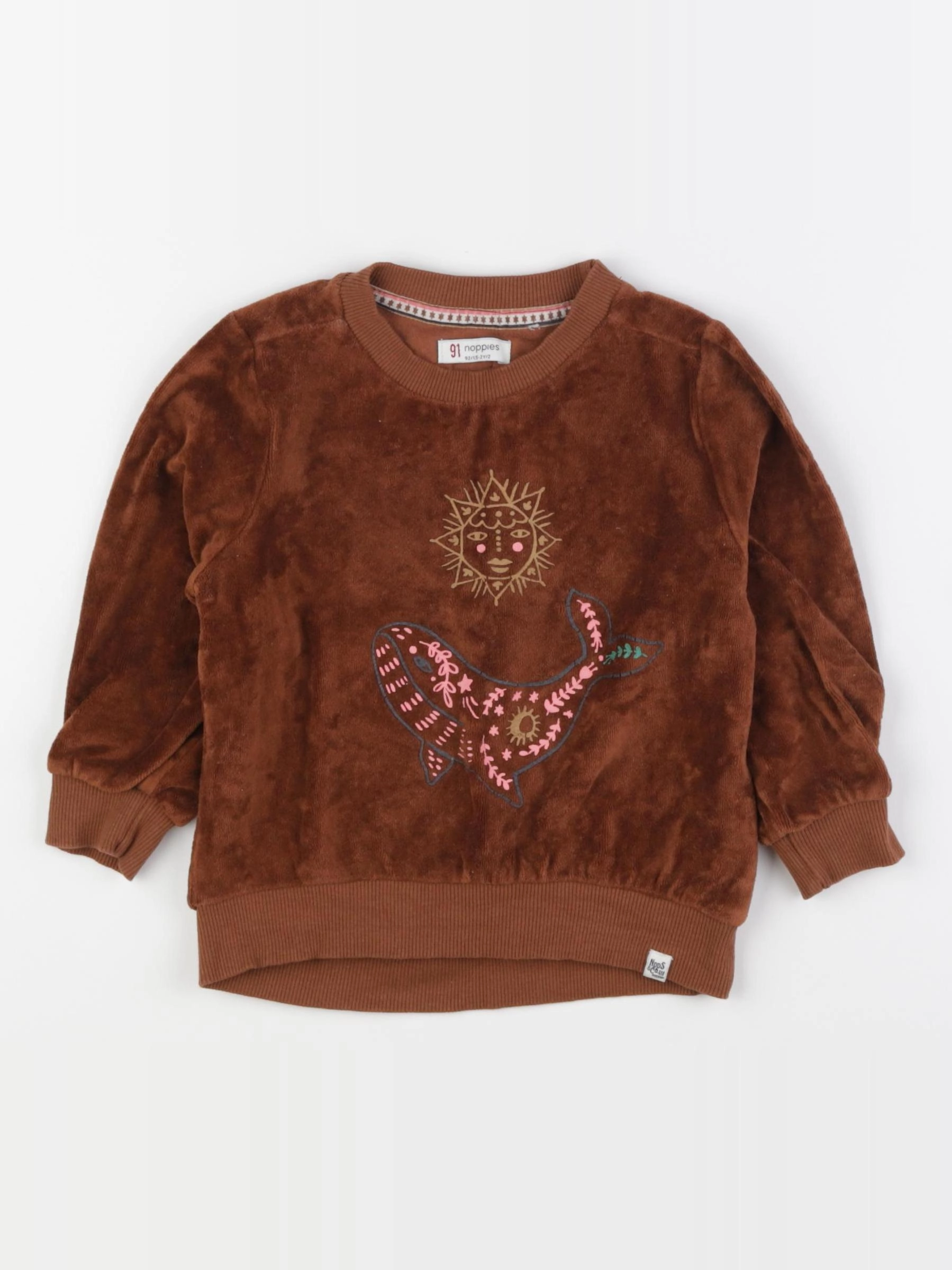Noppies - sweat marron - 2 ans