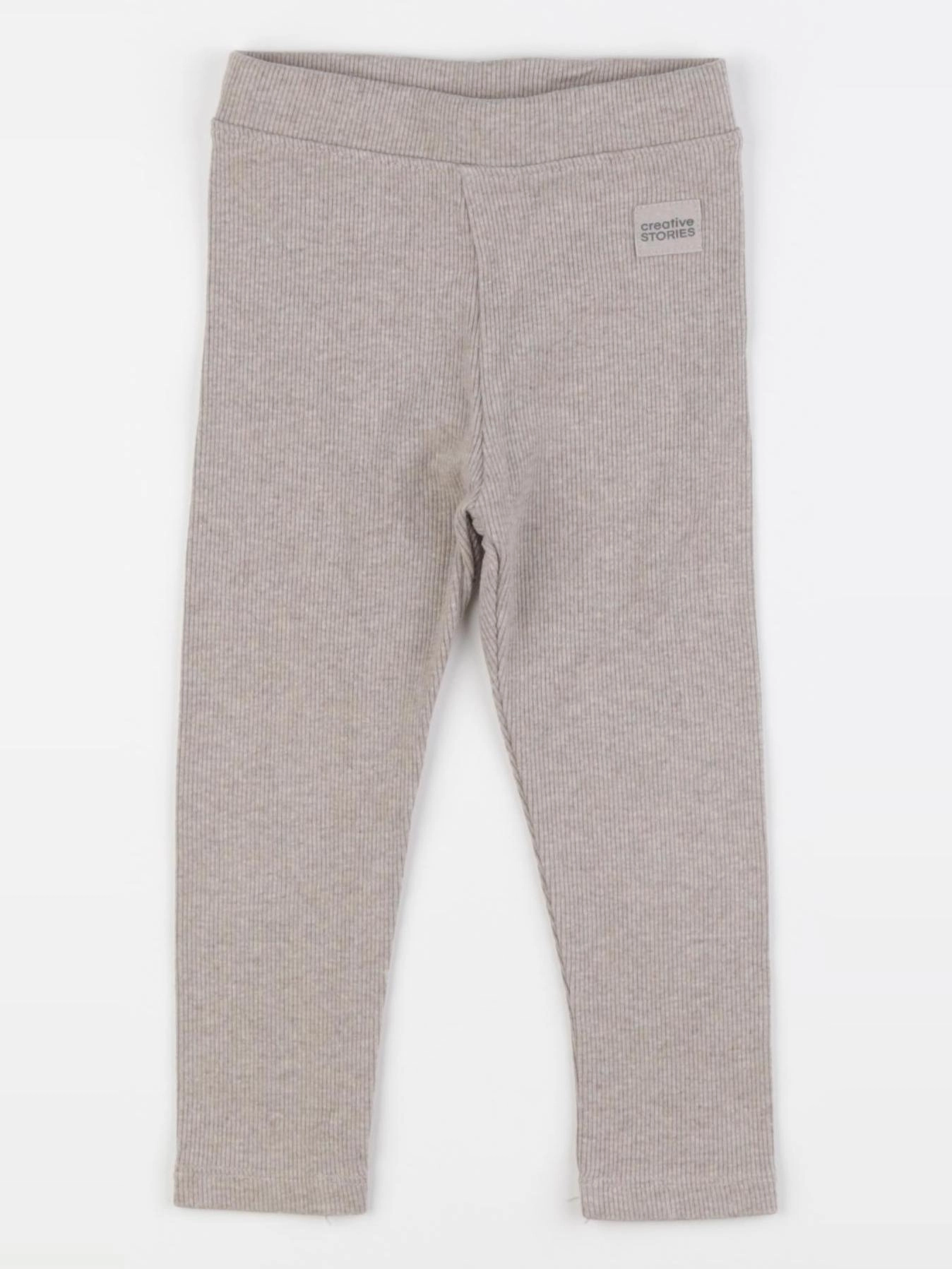 Petit Bateau - legging beige - 24 mois