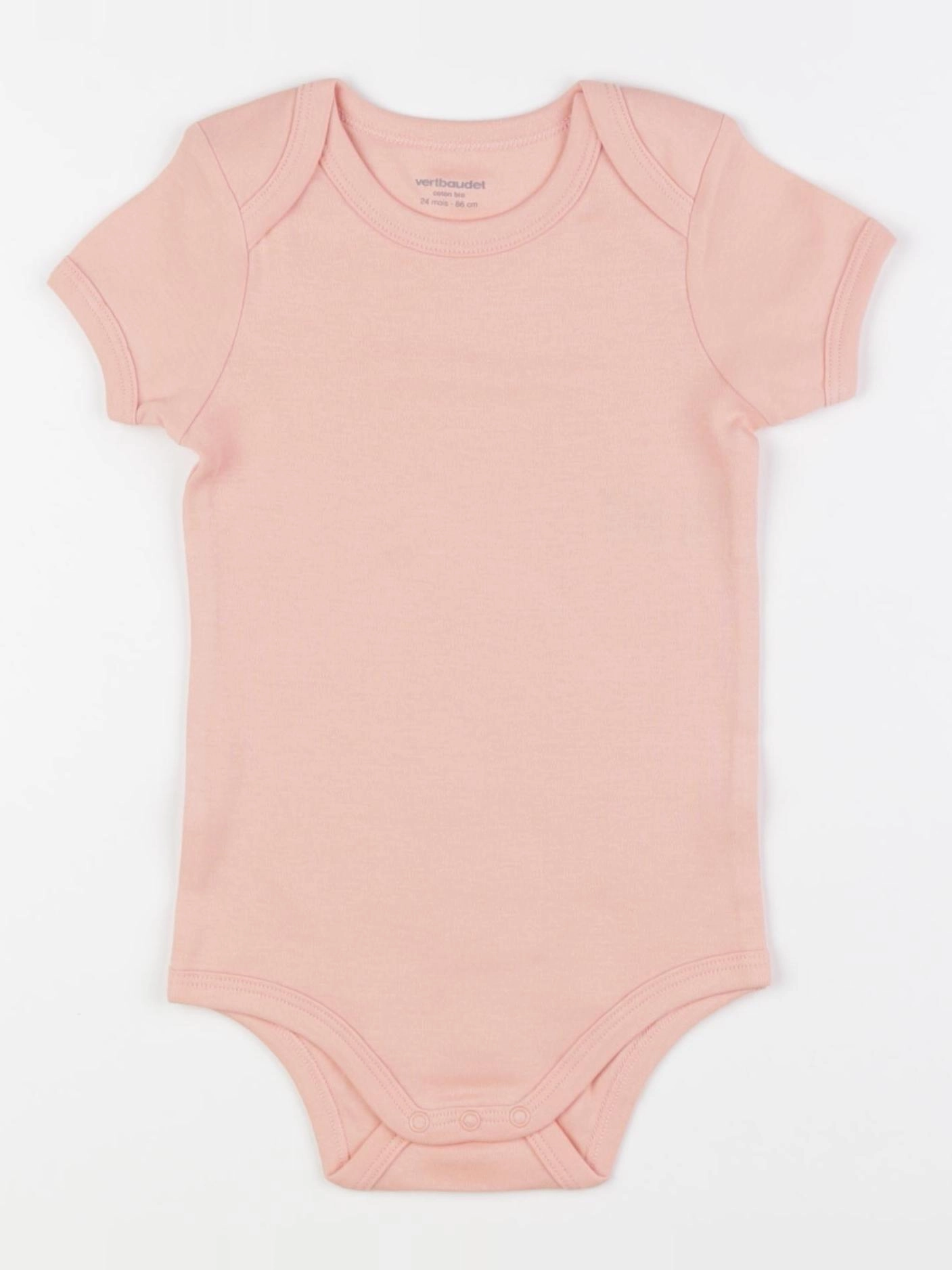 Vertbaudet - body orange - 24 mois