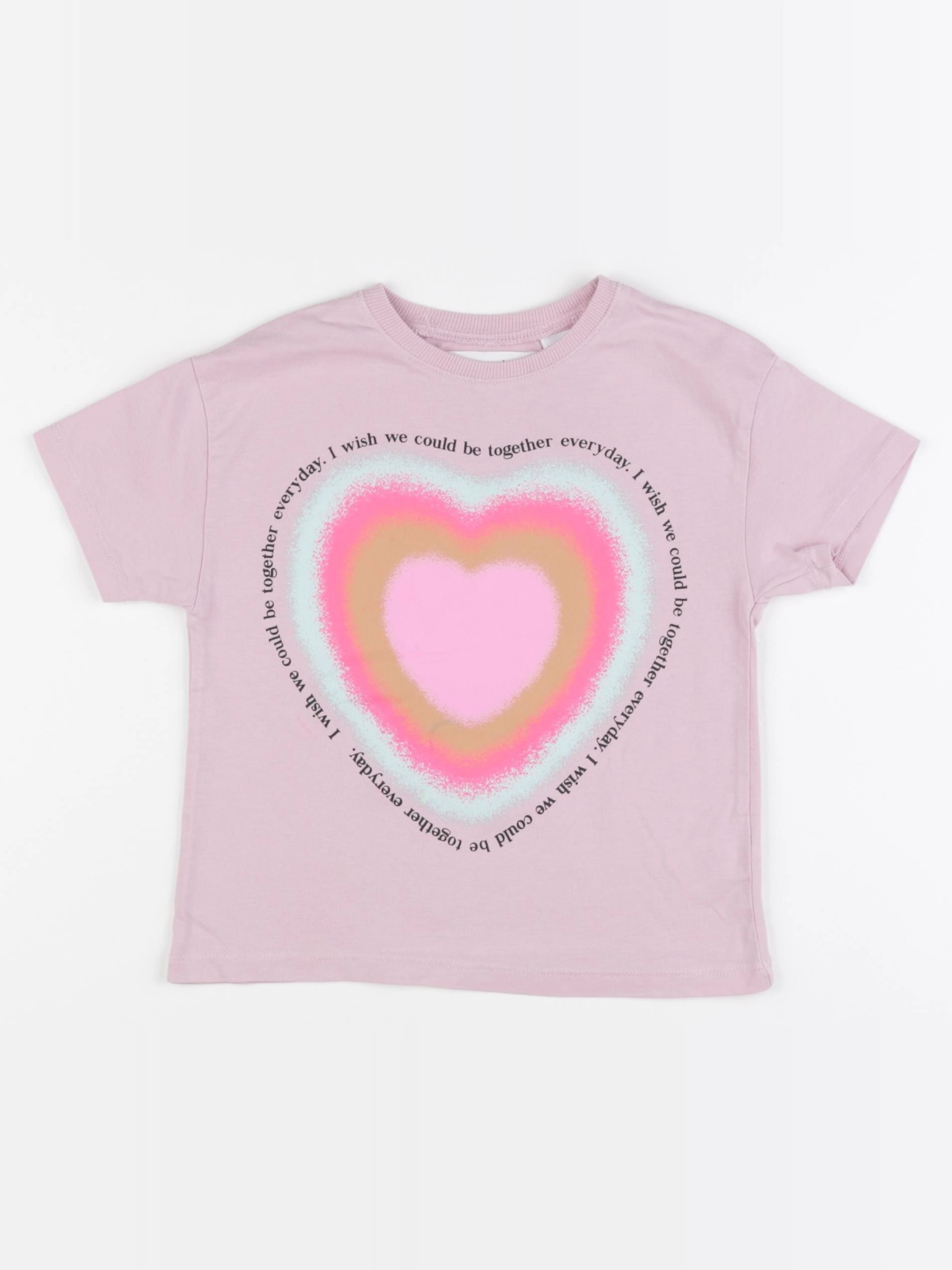 Zara - tee-shirt rose - 4 ans