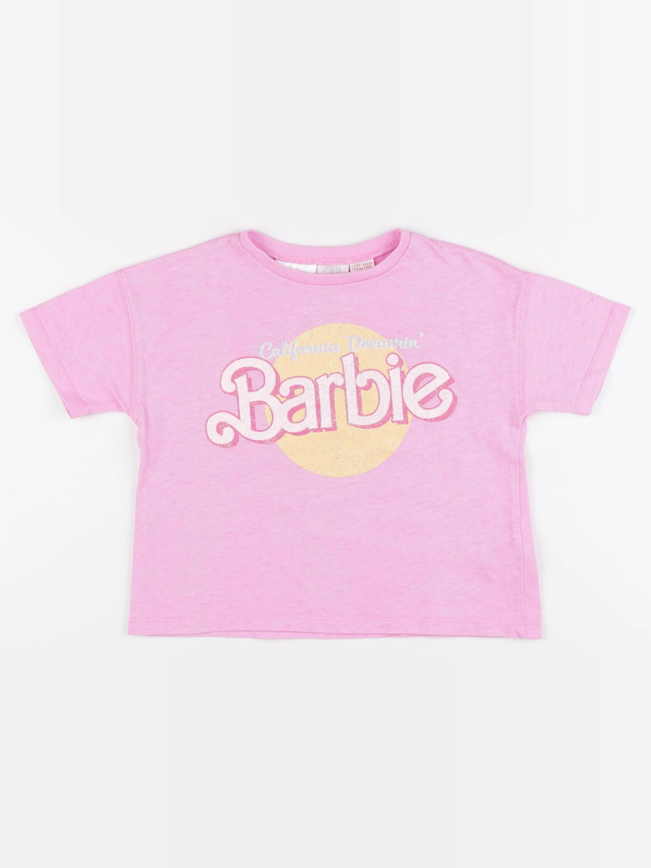 Zara - tee-shirt rose - 4 ans