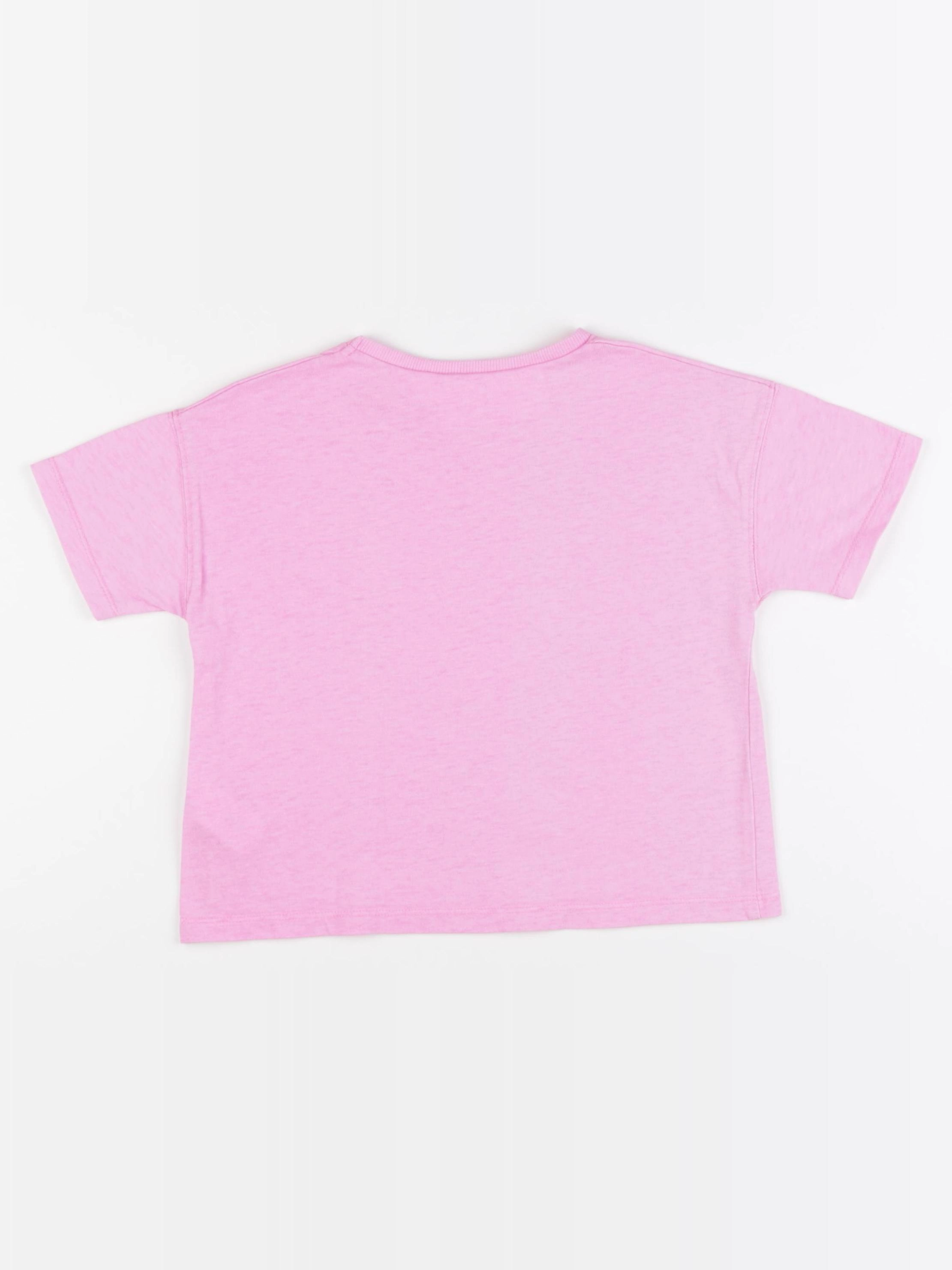 Zara - tee-shirt rose - 4 ans