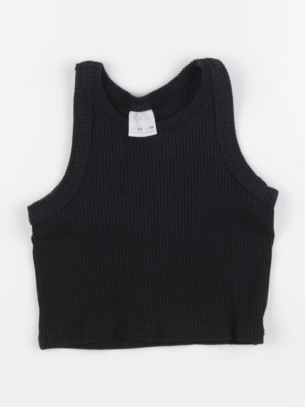 Zara - débardeur noir - 8 ans