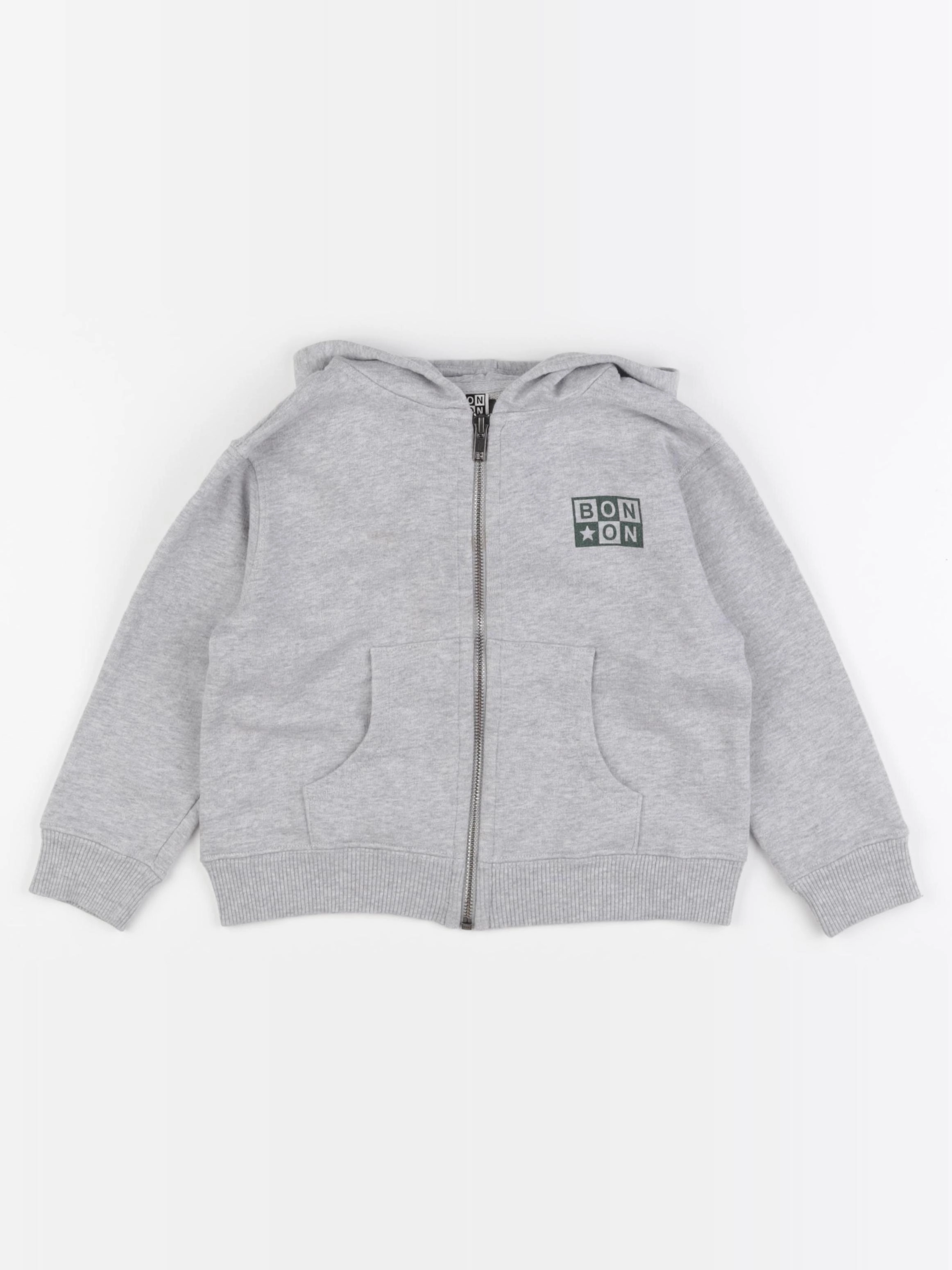 Bonton - sweat gris - 6 ans