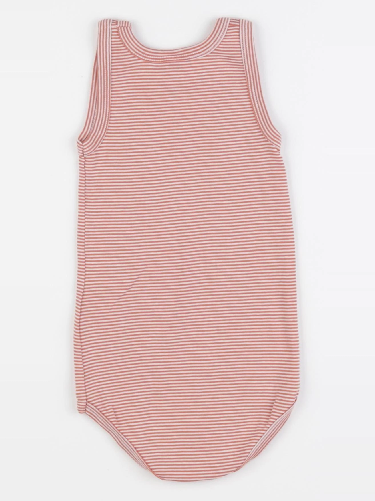 Petit Bateau - body rouge - 24 mois
