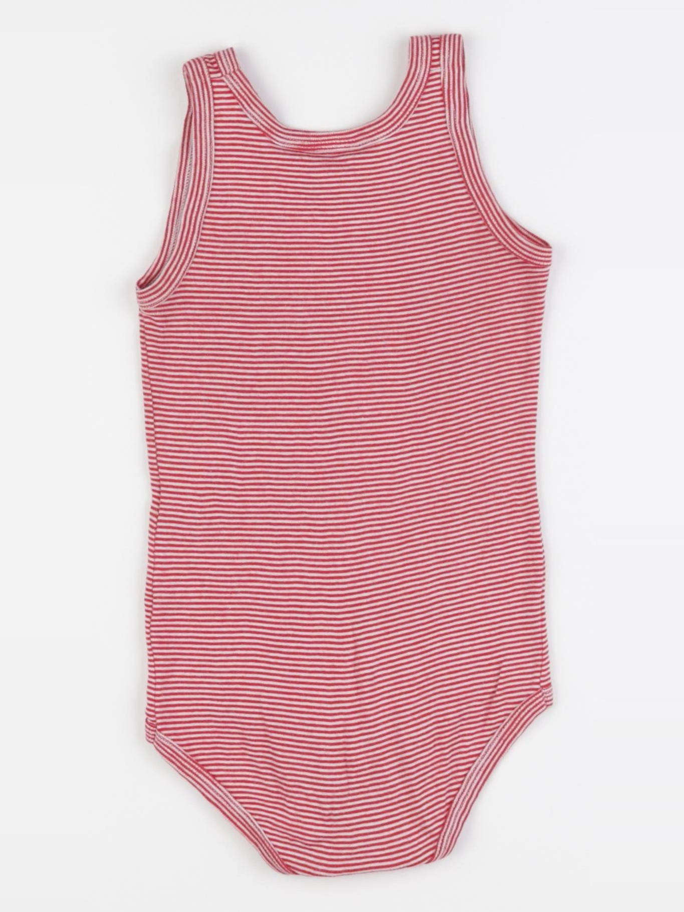 Petit Bateau - body rouge - 24 mois