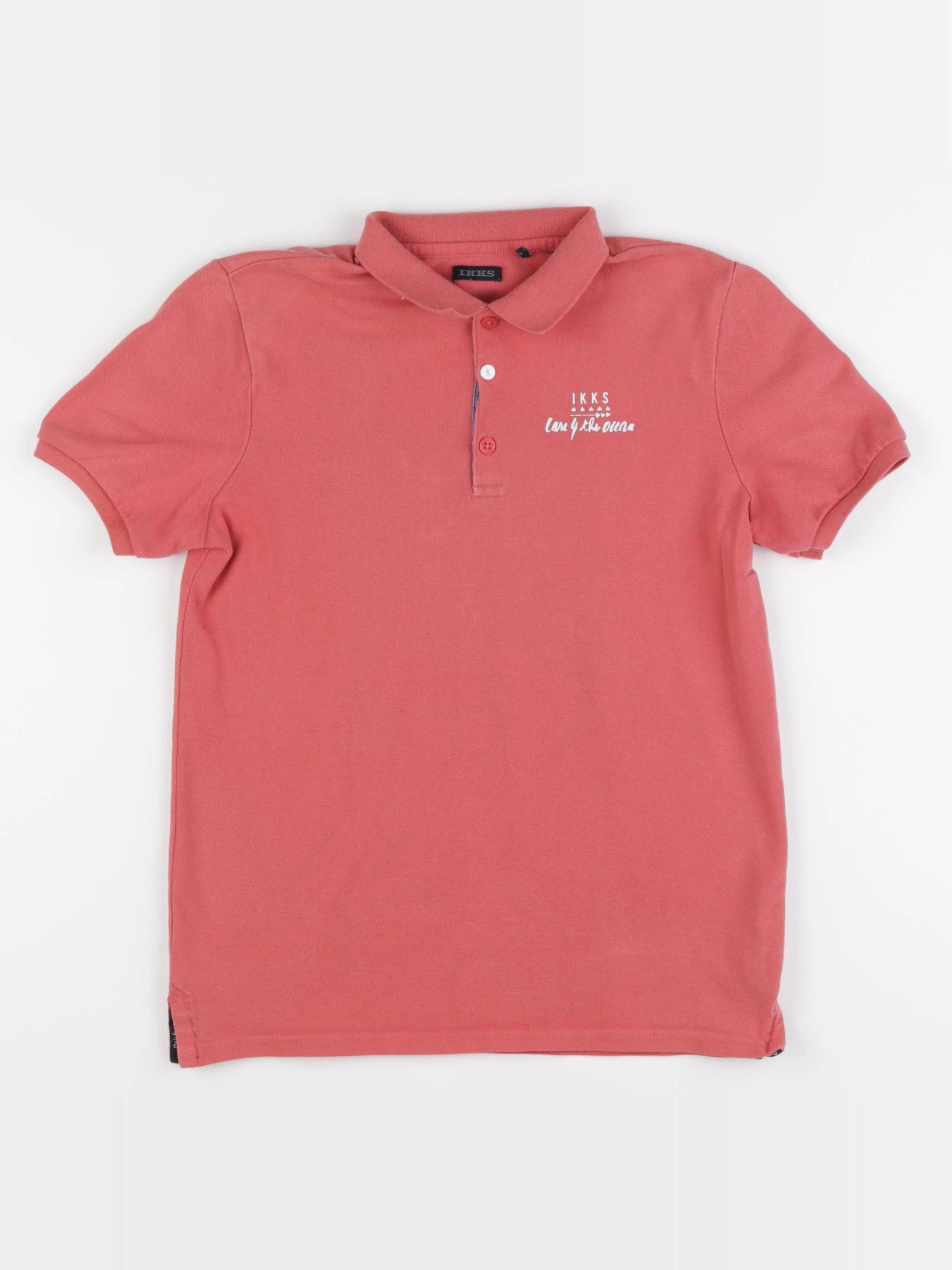 IKKS - polo orange - 10 ans
