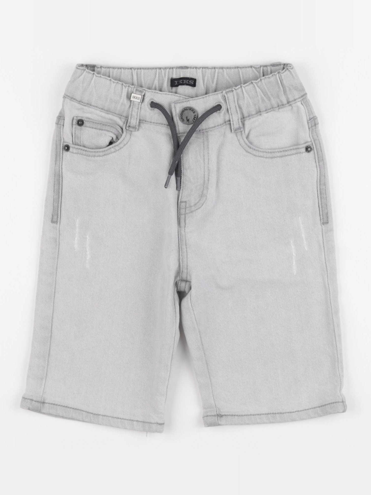 IKKS - short gris - 7 ans