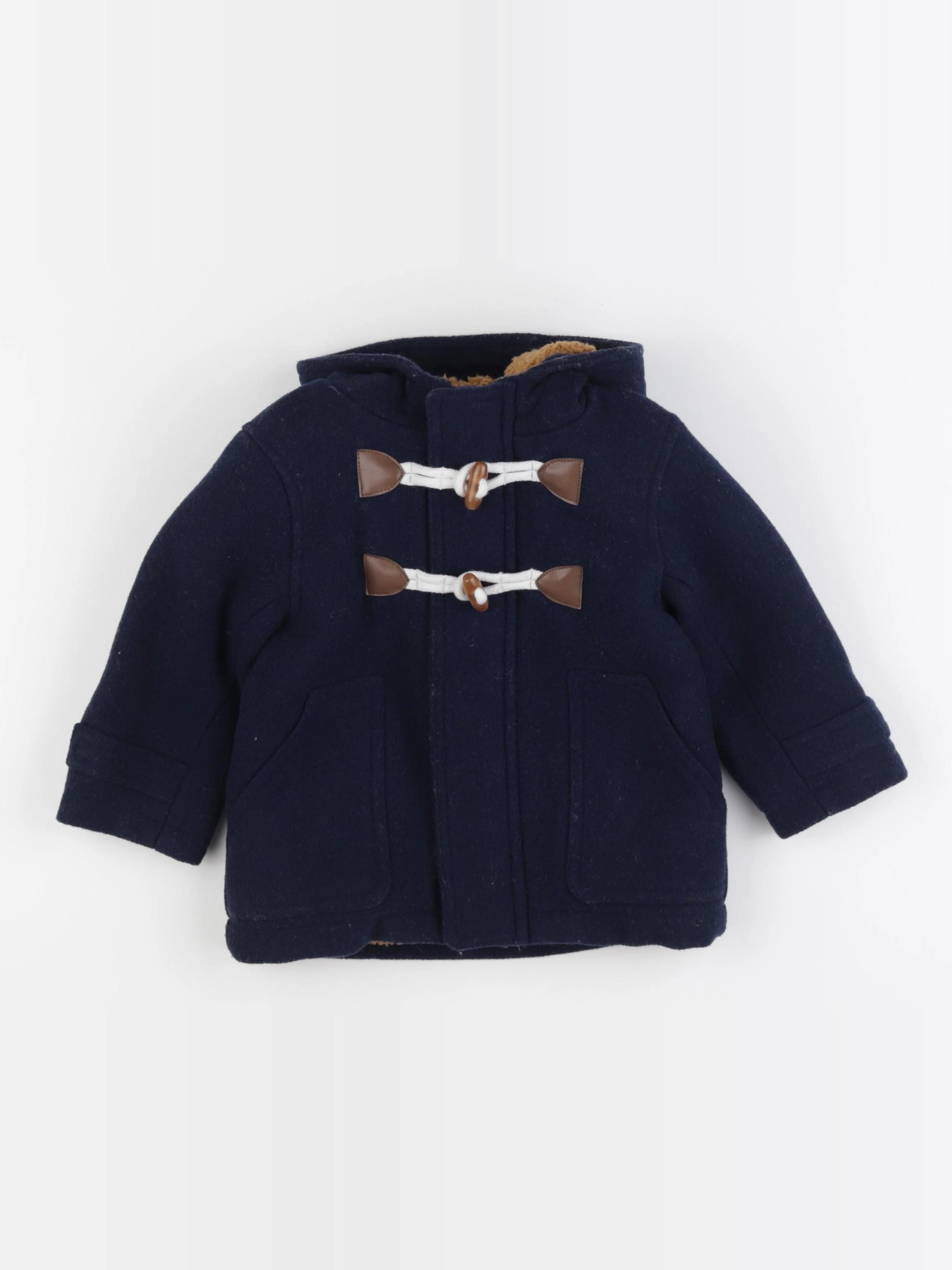 Vertbaudet - manteau bleu - 18 mois