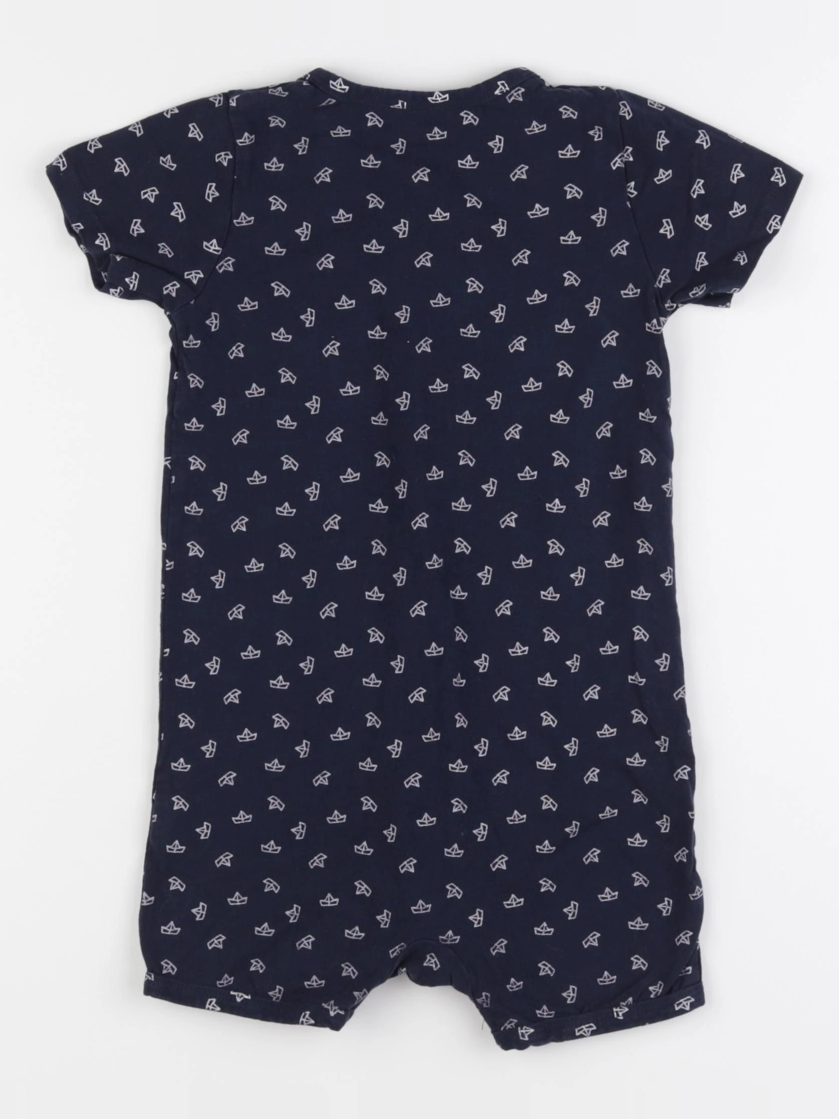 Vertbaudet - pyjama coton bleu - 36 mois
