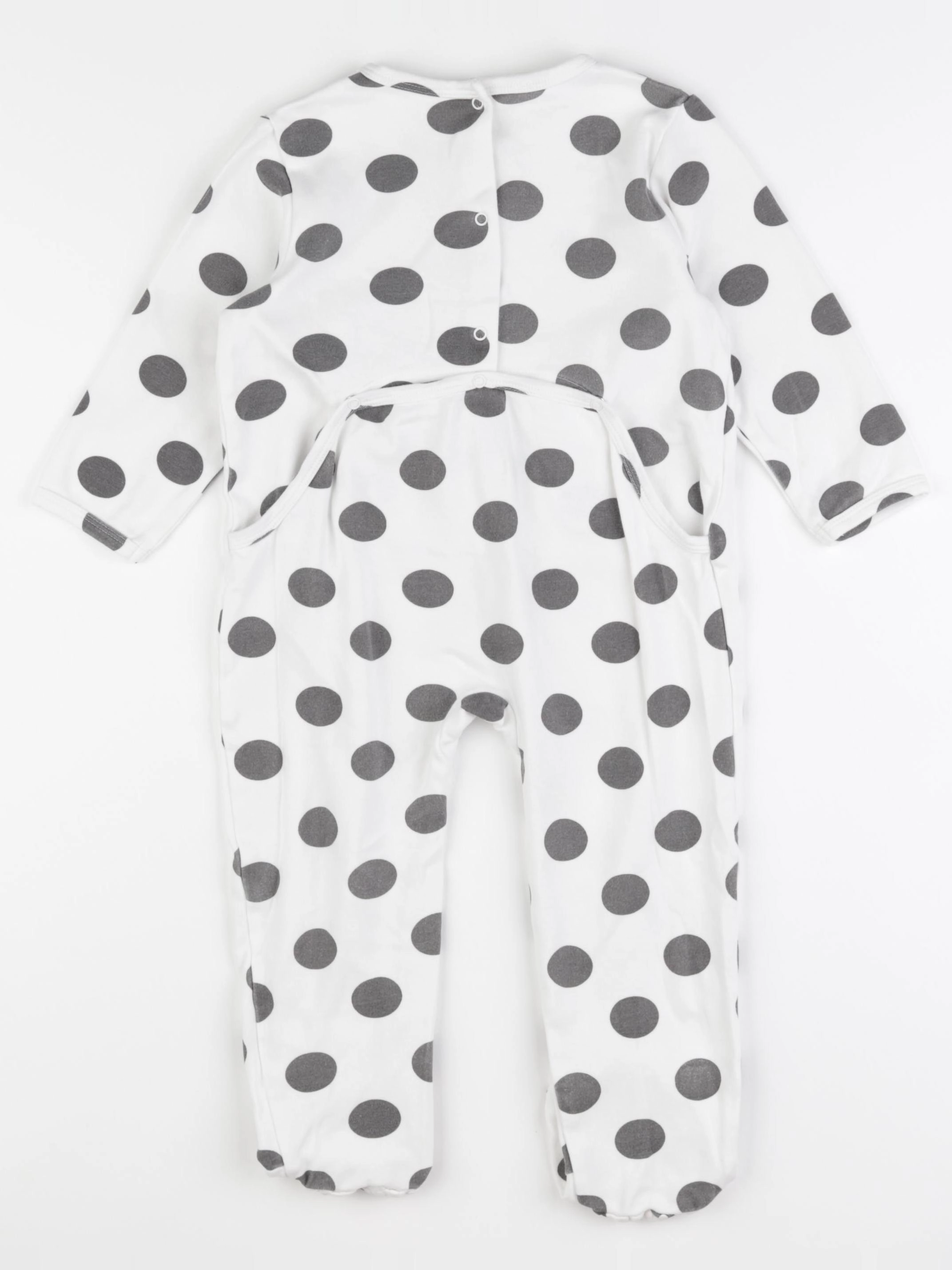 Vertbaudet - pyjama coton blanc - 36 mois