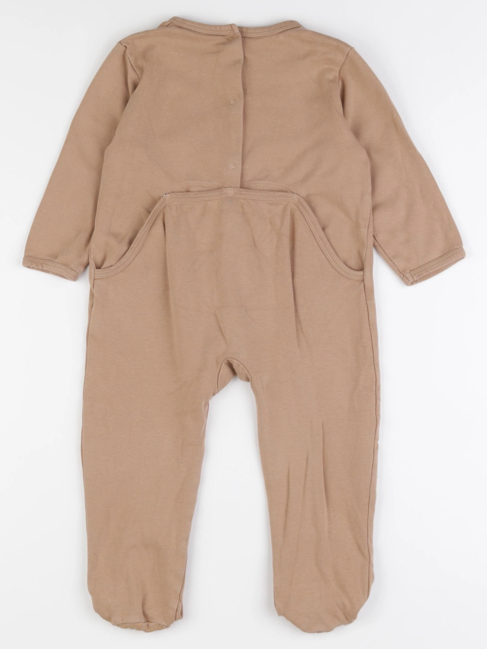 Vertbaudet - pyjama coton marron - 36 mois