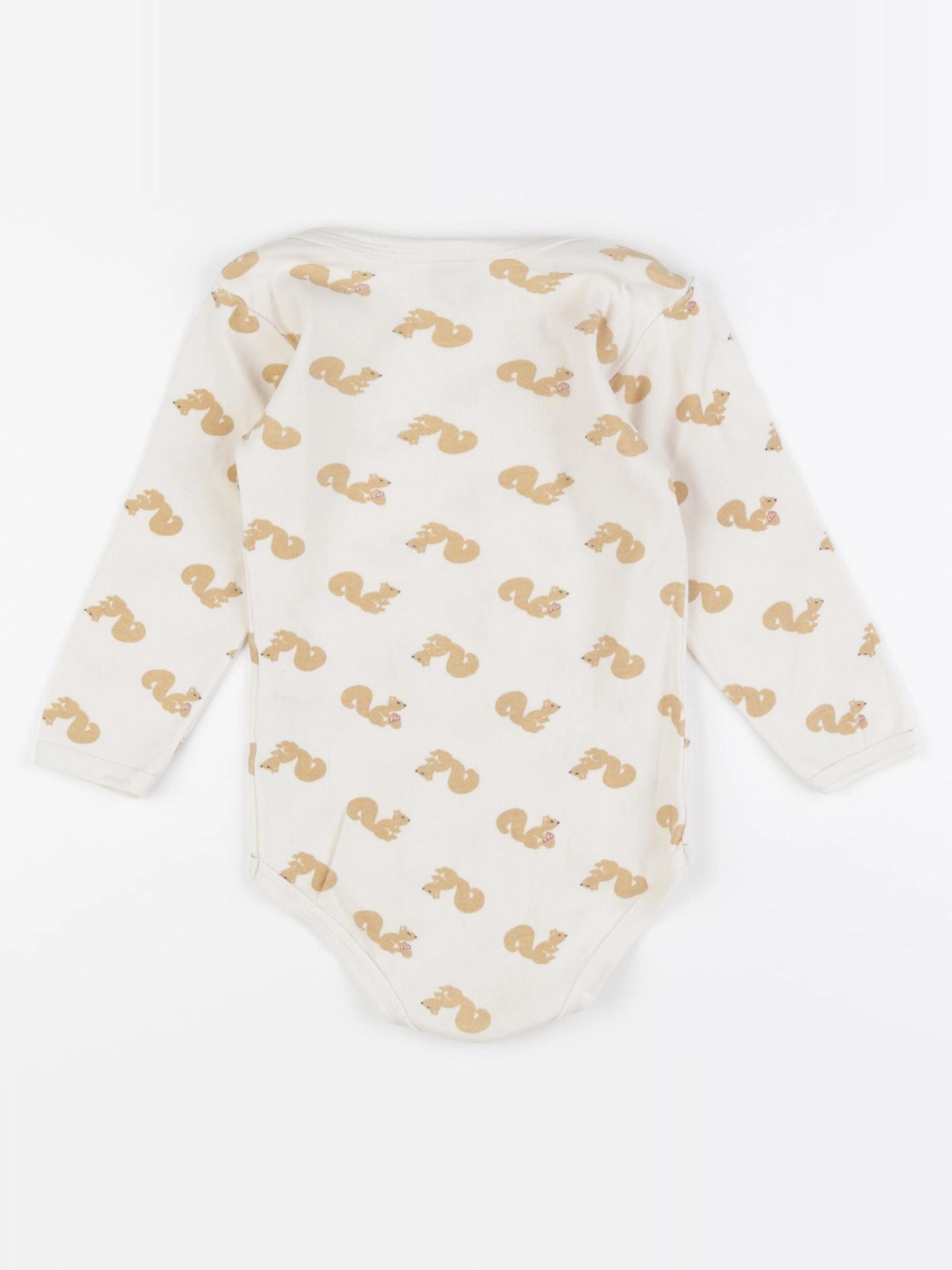 Petit Bateau - body beige - 36 mois
