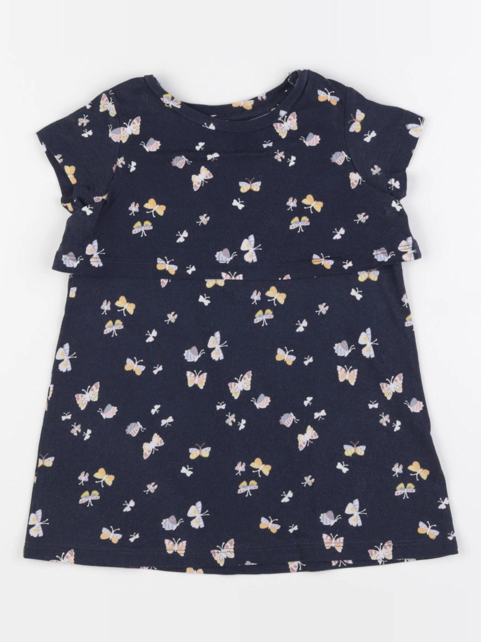 Vertbaudet - robe bleu - 2 ans
