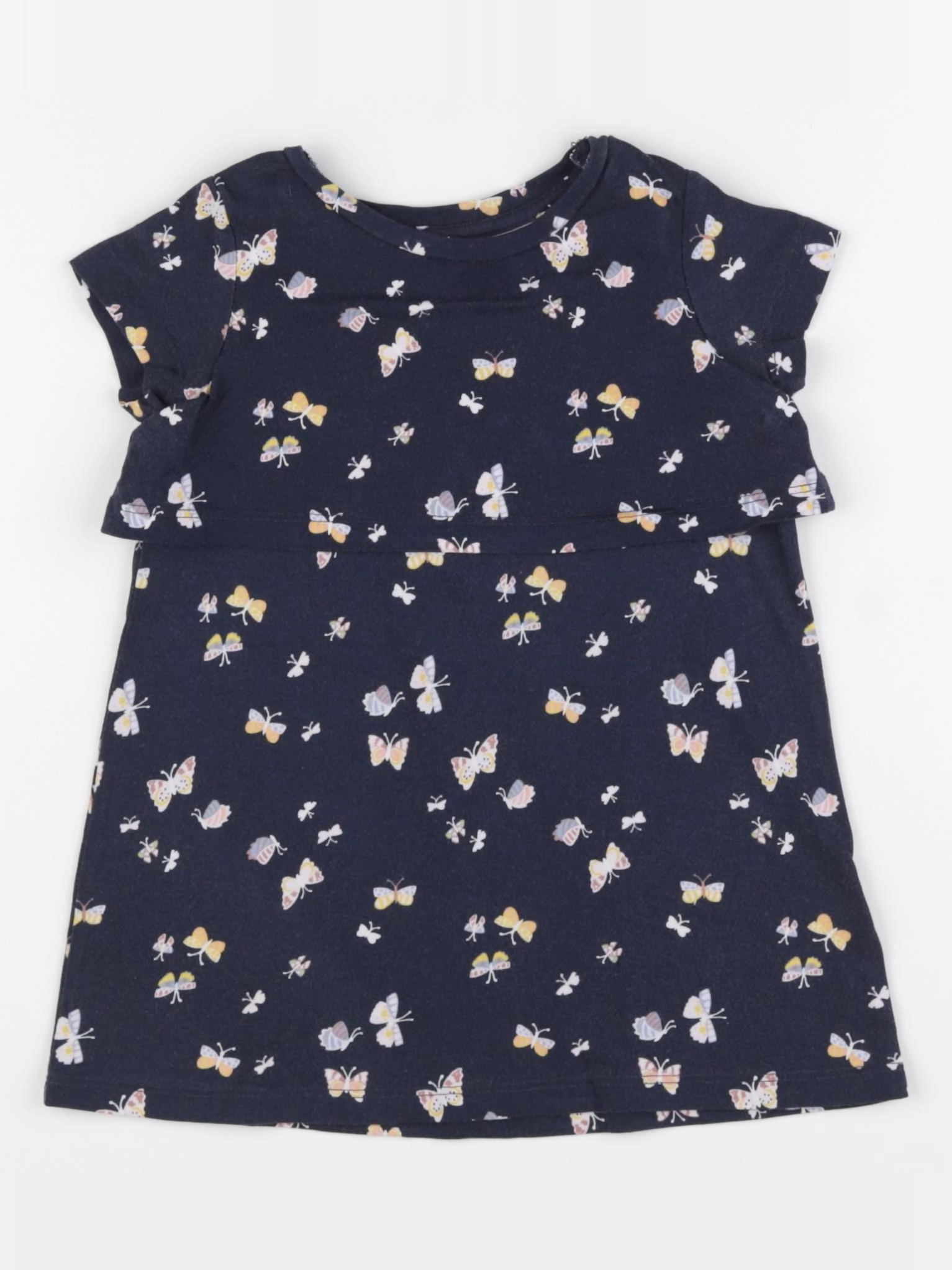 Vertbaudet - robe bleu - 2 ans