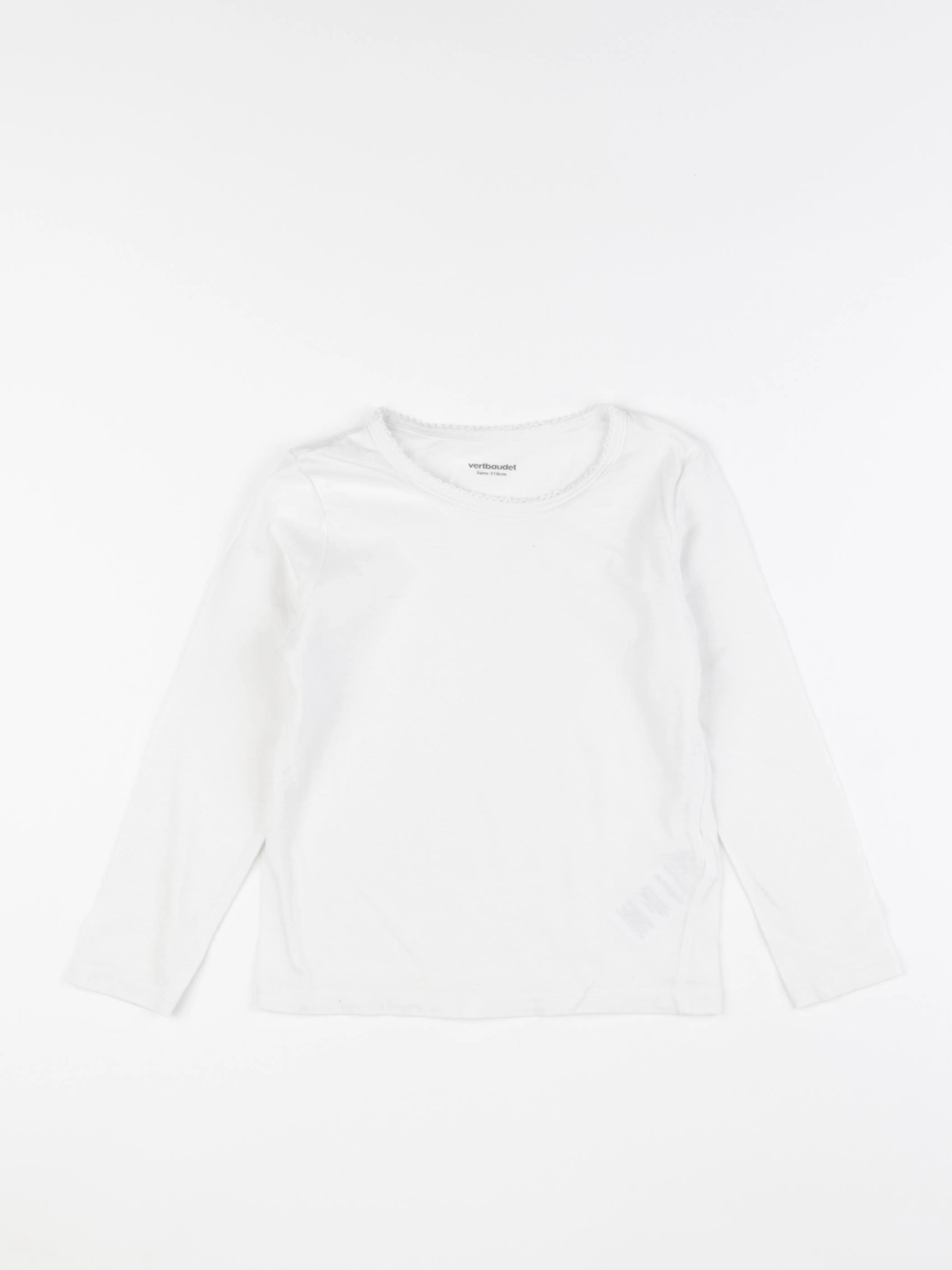 Vertbaudet - maillot de corps blanc - 2 ans