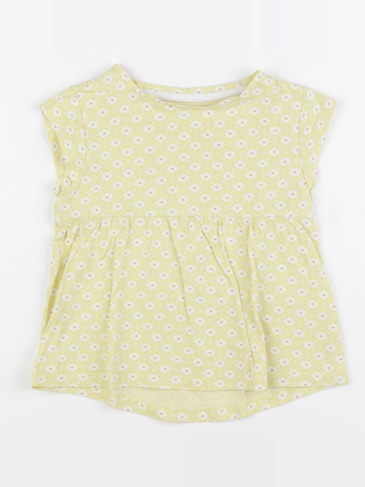 Vertbaudet - tee-shirt jaune - 5 ans