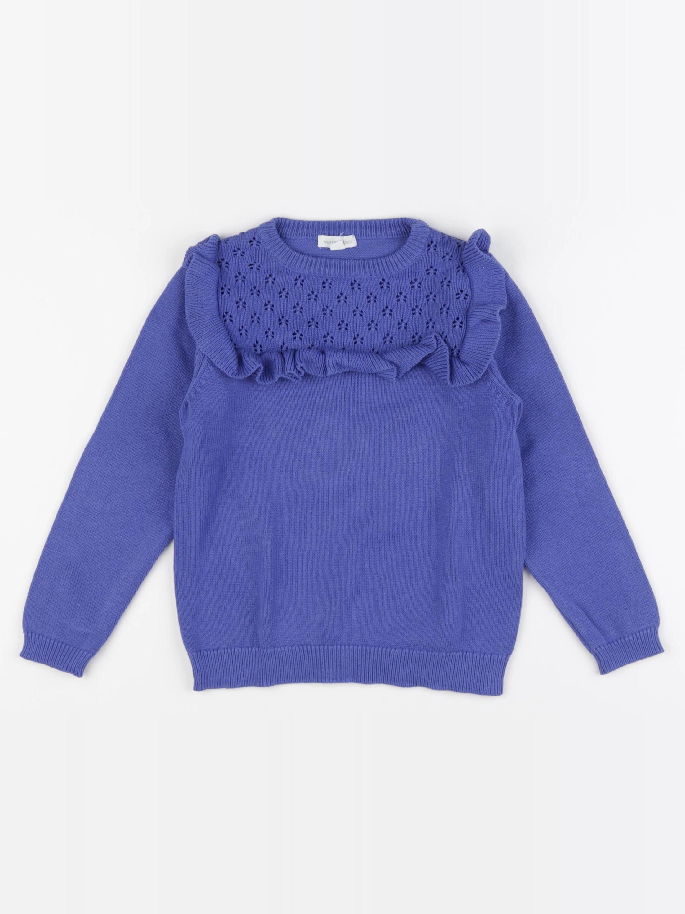 Vertbaudet - pull bleu - 6 ans