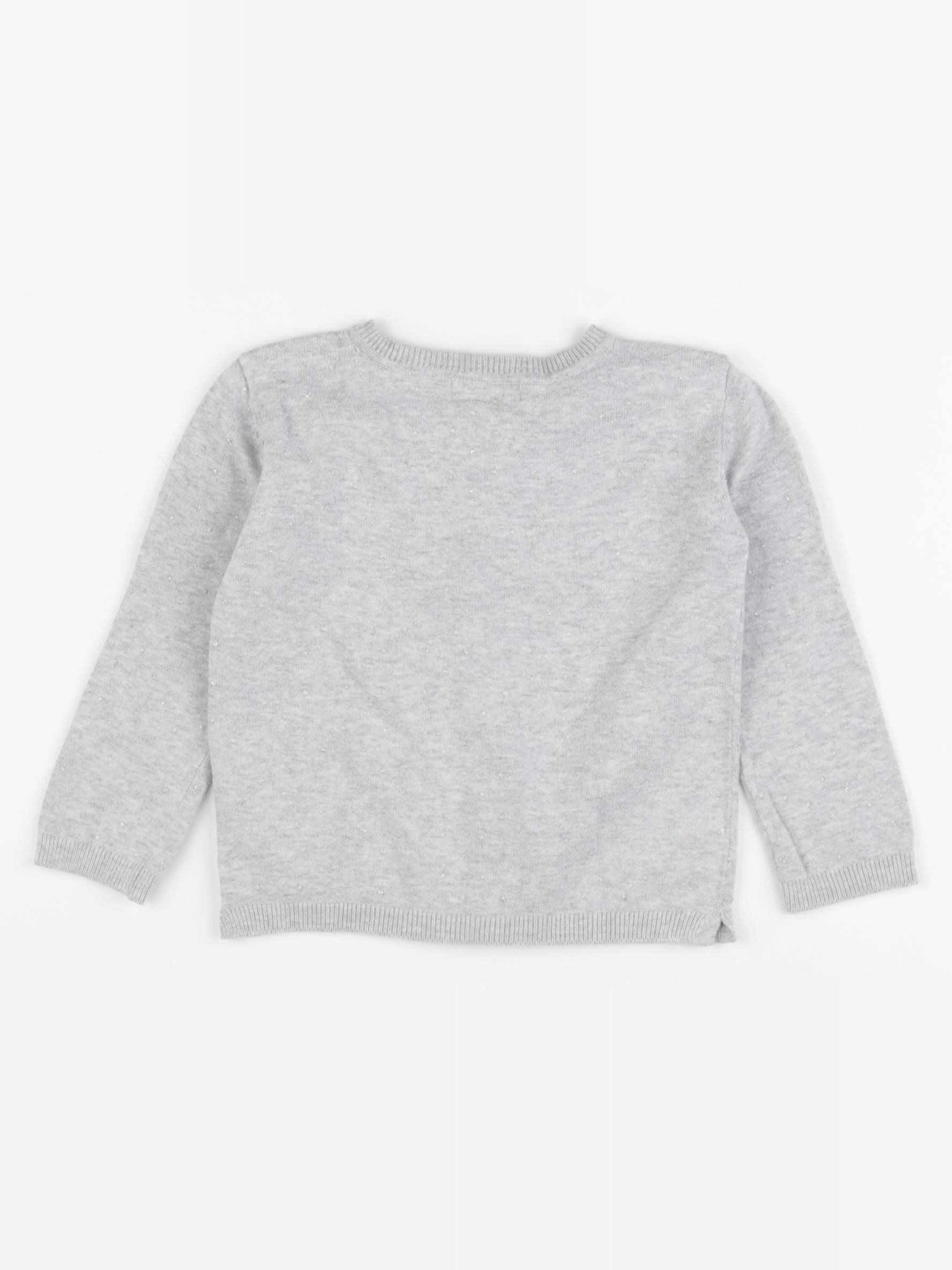Vertbaudet - gilet gris - 2 ans