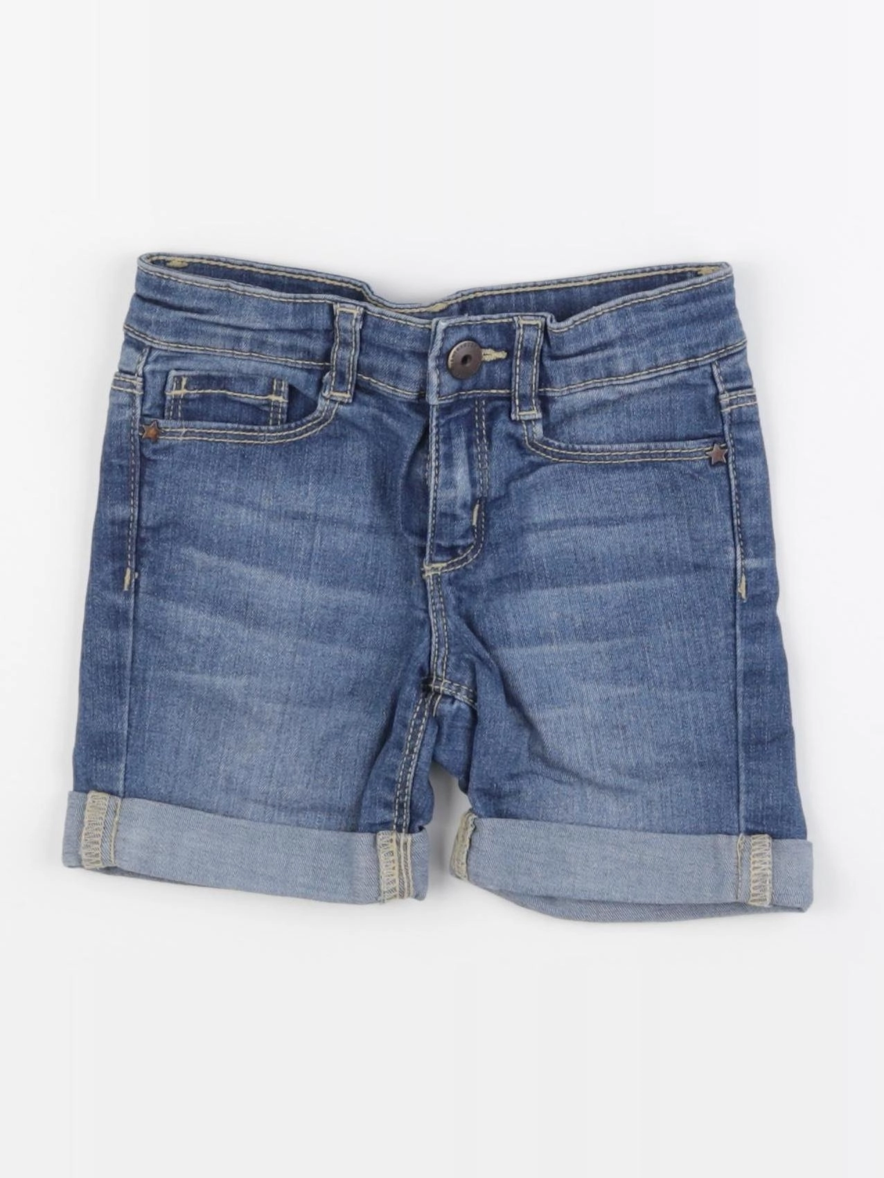 Vertbaudet - short bleu - 4 ans