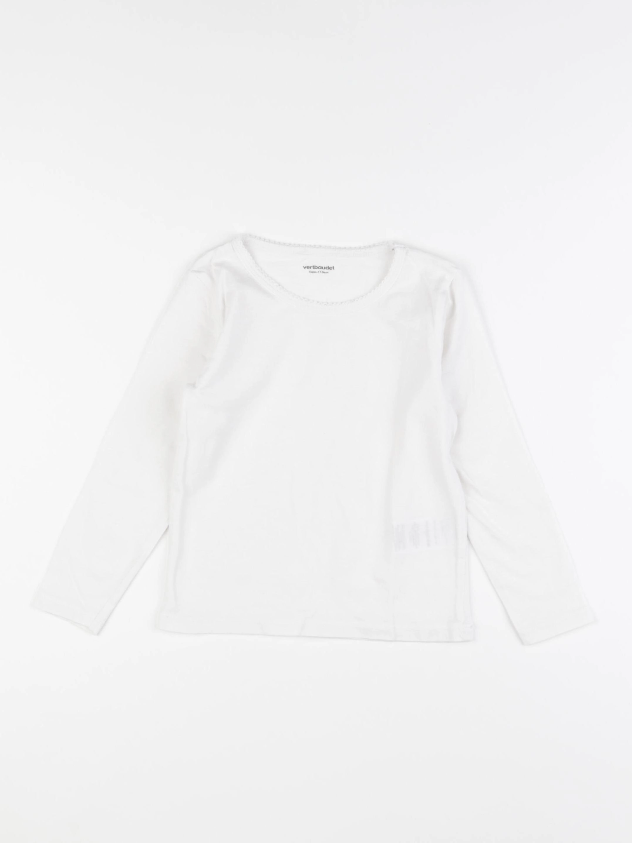 Vertbaudet - maillot de corps blanc - 2 ans