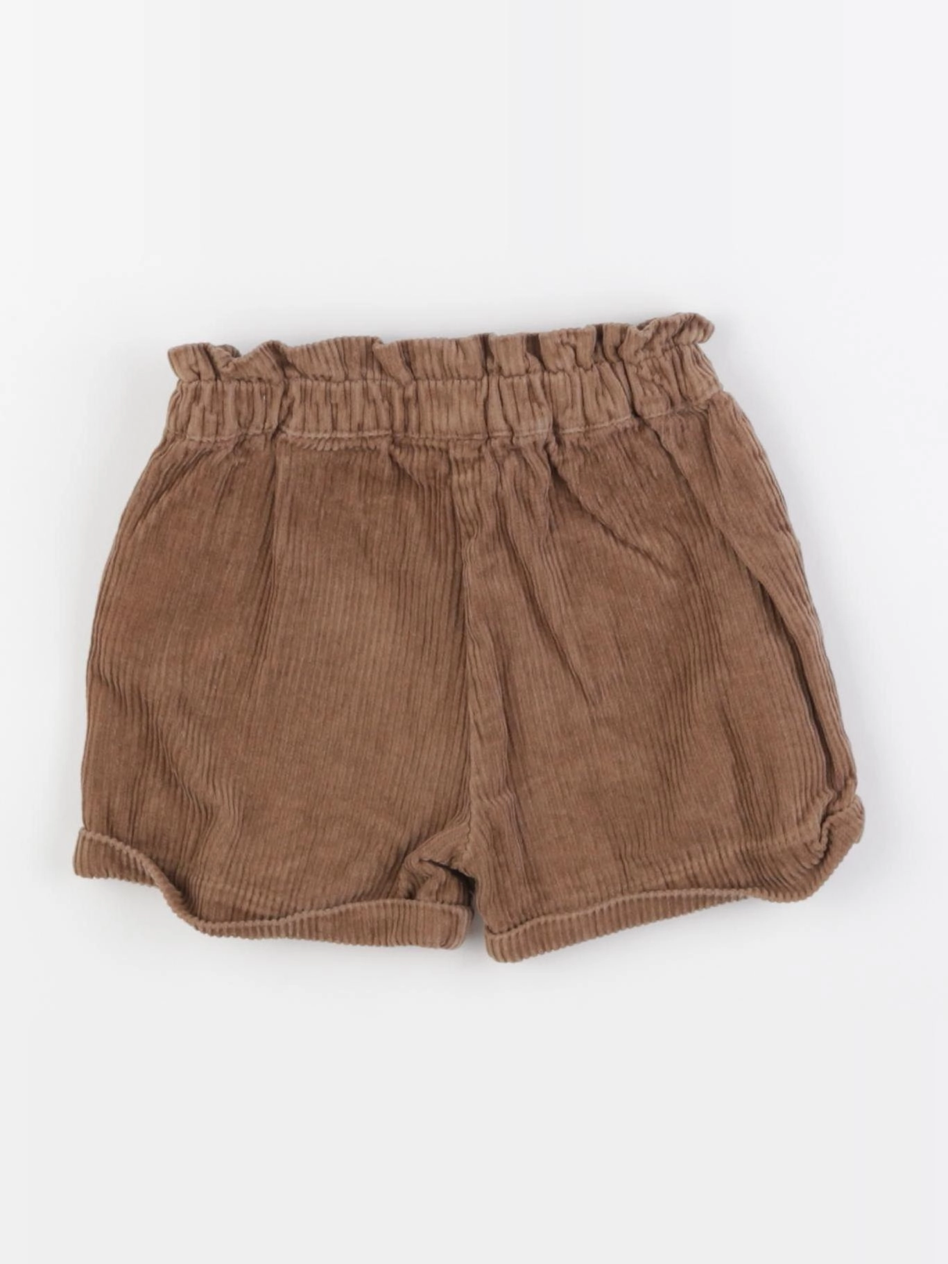 Vertbaudet - short marron - 18 mois