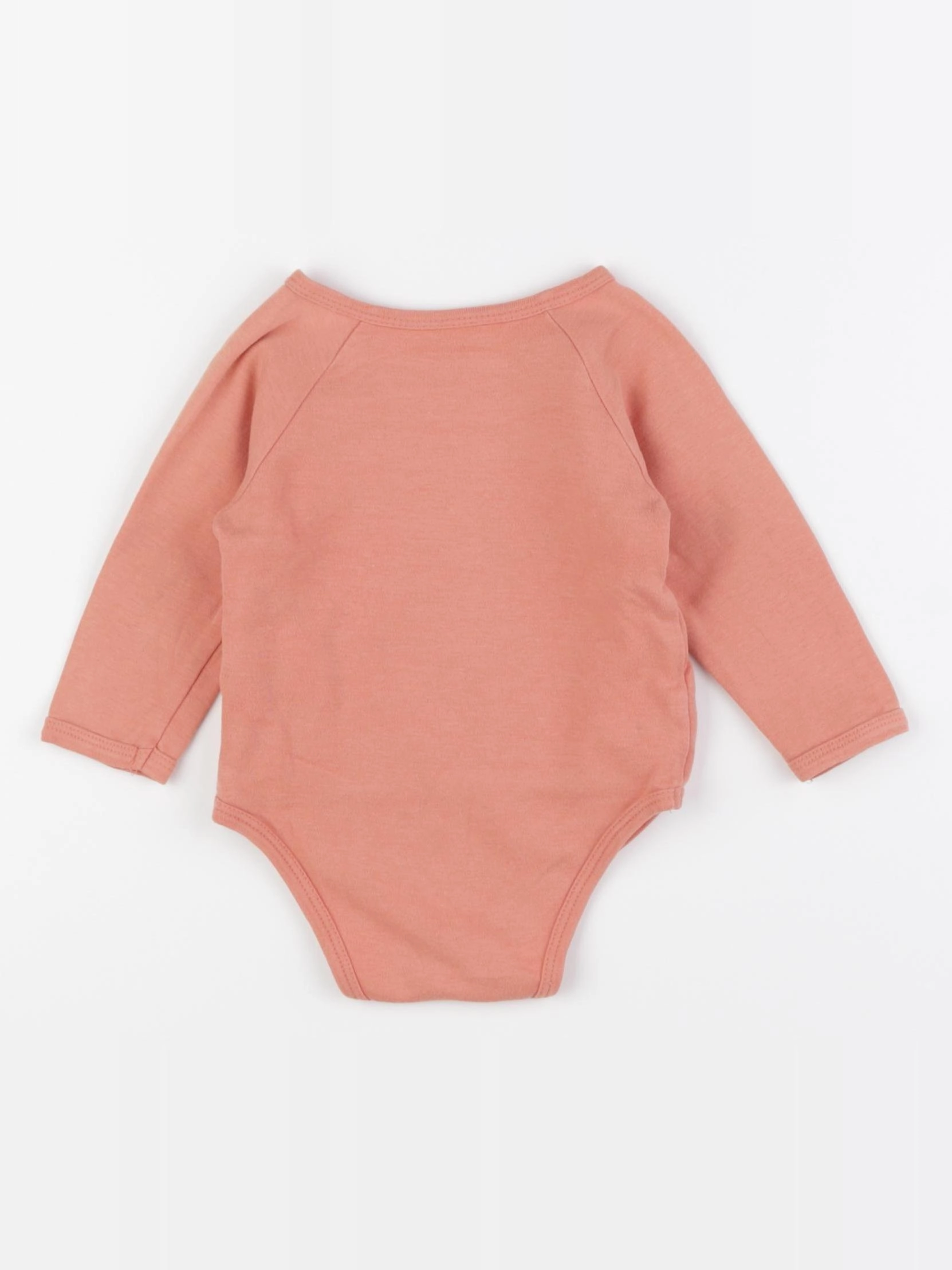 Vertbaudet - body orange - 9 mois