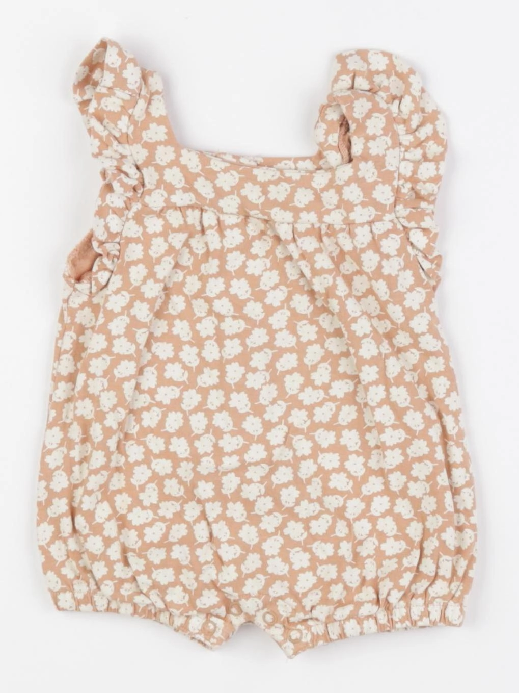Vertbaudet - combinaison beige - 3 mois