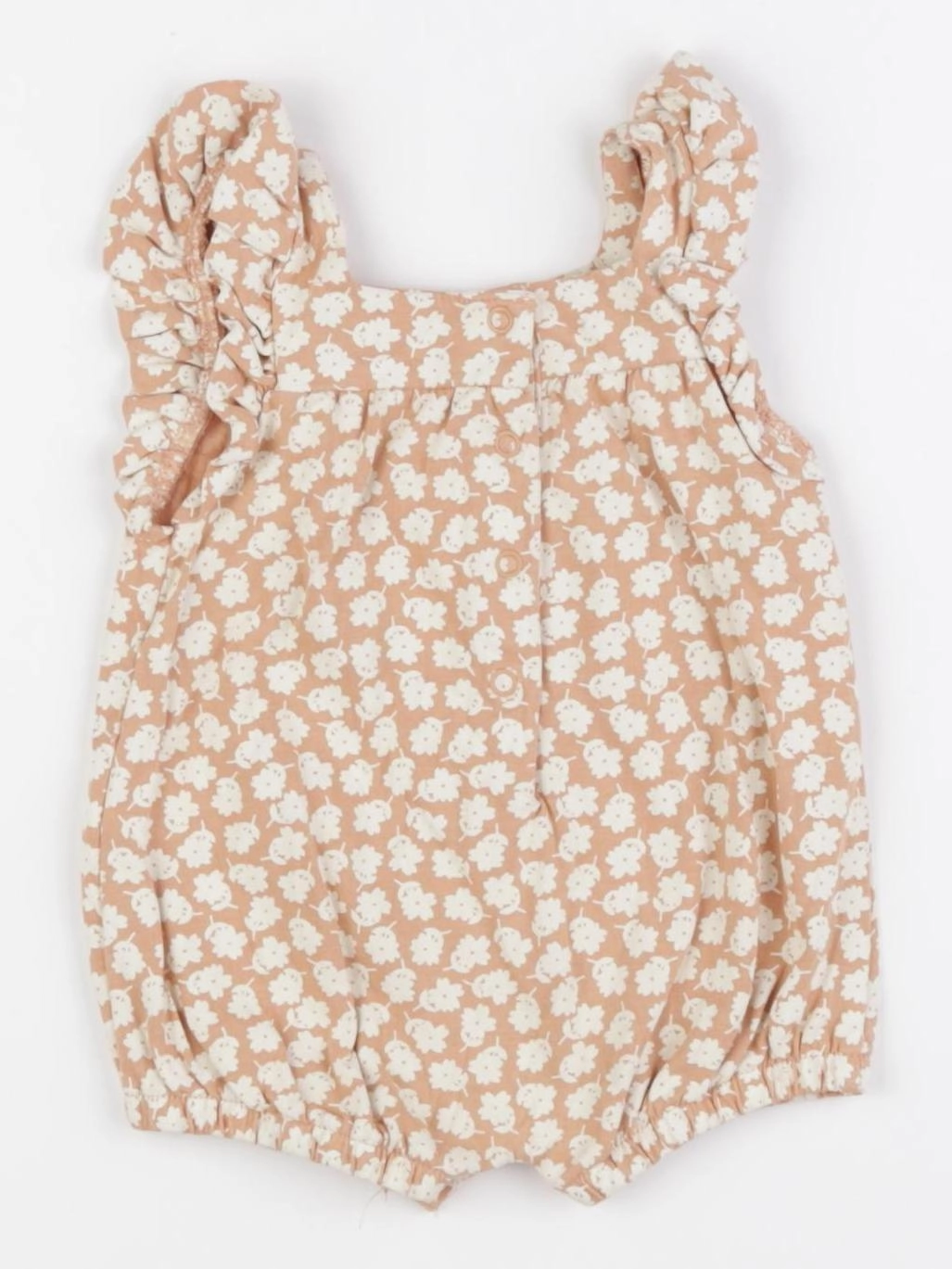Vertbaudet - combinaison beige - 3 mois