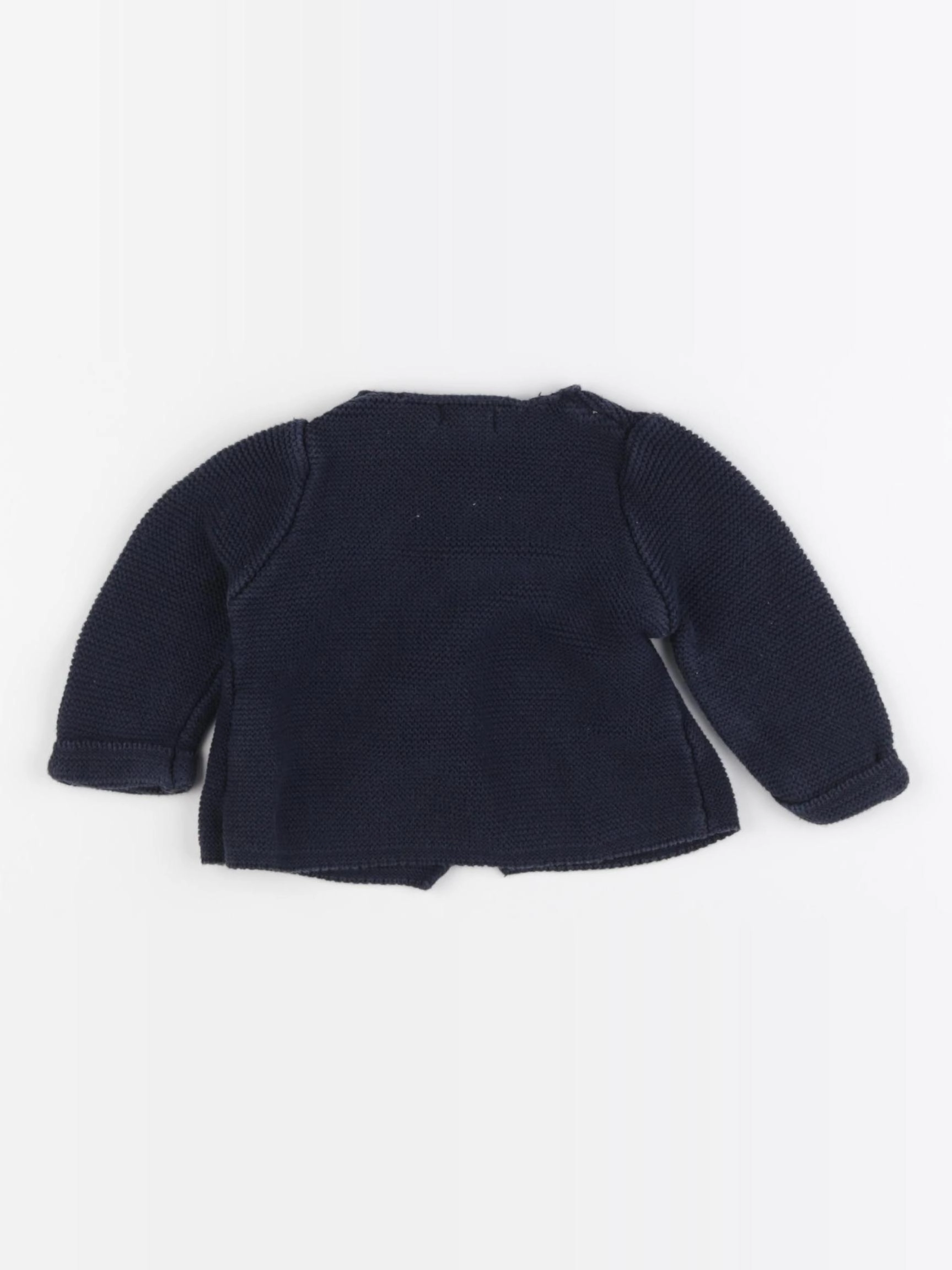 Vertbaudet - gilet bleu - 3 mois